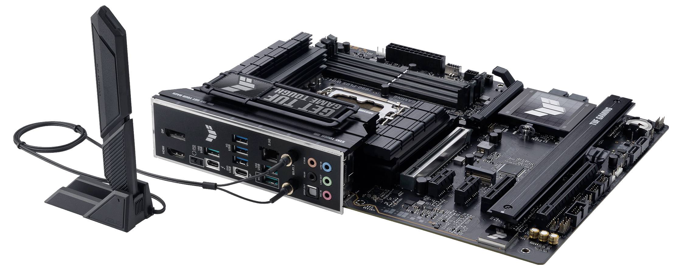 Asus TUF GAMING Z890-PLUS WIFI Mainboard Sockel (PC) Intel® LGA 1851 Formfaktor (Details) ATX Mainboard-Chipsatz Intel® Z890