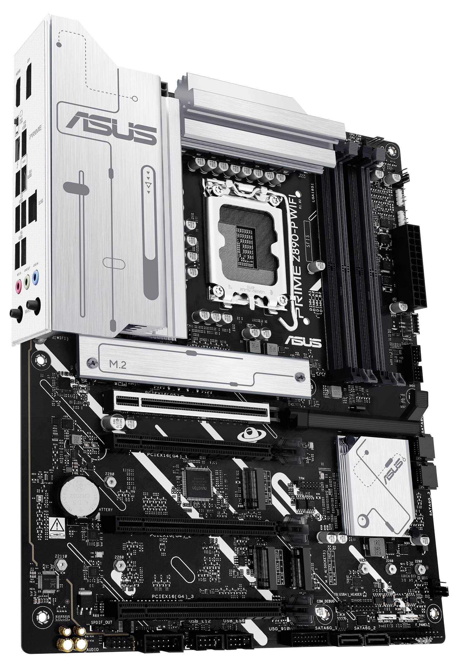 Asus PRIME Z890-P WIFI Mainboard Sockel (PC) Intel® LGA 1851 Formfaktor (Details) ATX Mainboard-Chipsatz Intel® Z890