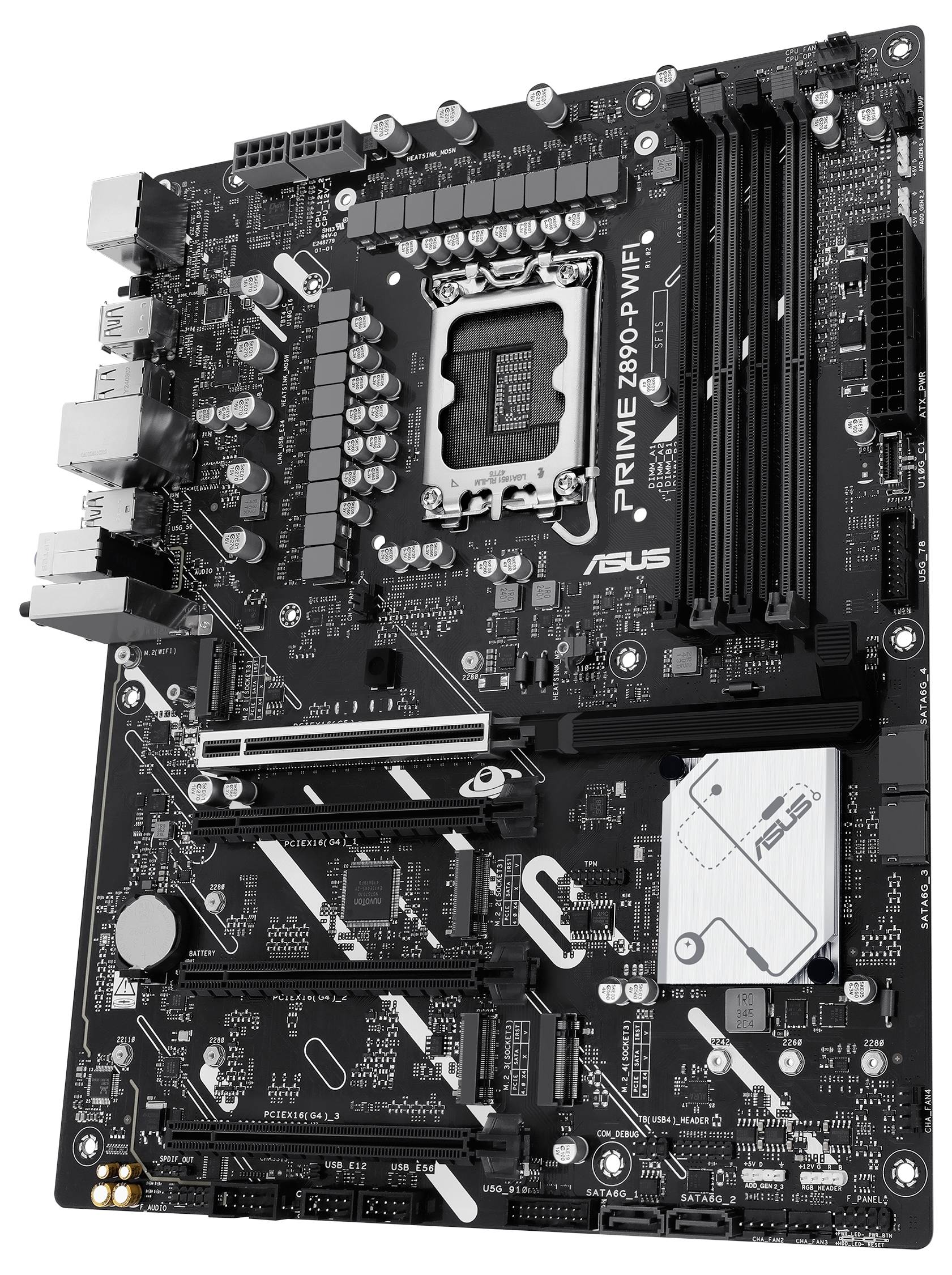 Asus PRIME Z890-P WIFI Mainboard Sockel (PC) Intel® LGA 1851 Formfaktor (Details) ATX Mainboard-Chipsatz Intel® Z890