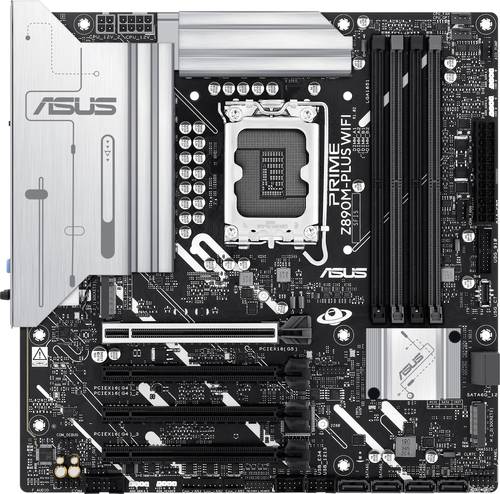 Asus PRIME Z890M-PLUS WIFI Mainboard Sockel (PC) Intel® LGA 1851 Formfaktor (Details) Micro-ATX Mai
