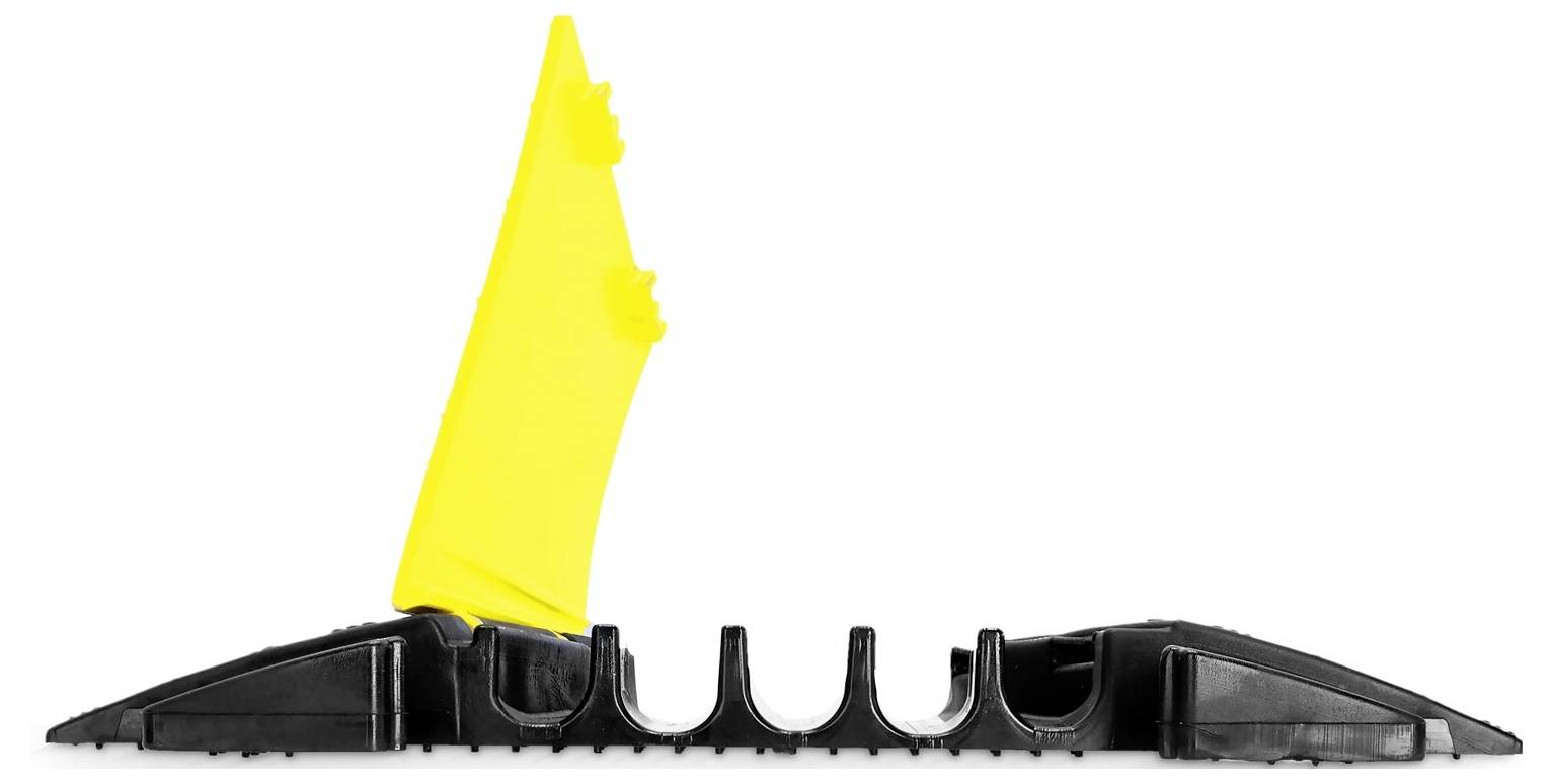 DEFENDER by Adam Hall Endstück männlich 85320M Polyurethan Gelb, Schwarz Inhalt: 1St.