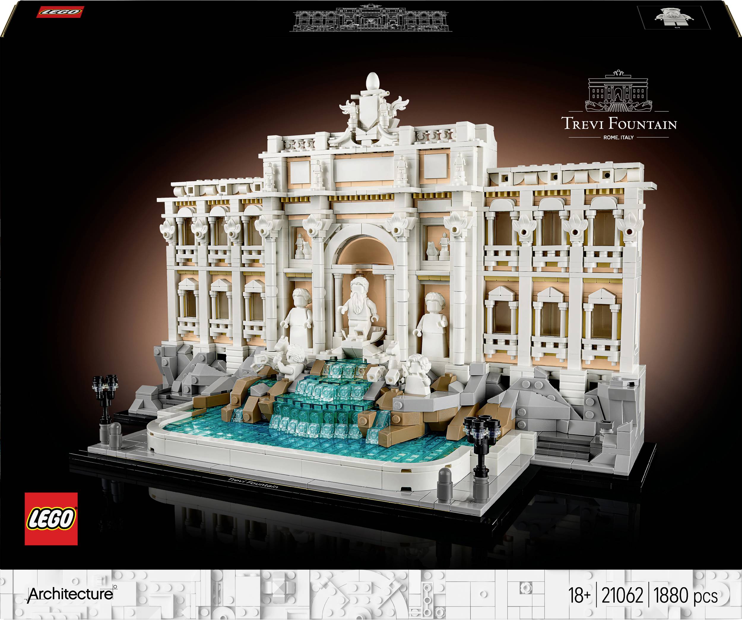 21062 LEGO® ARCHITECTURE Trevi-Brunnen