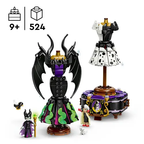 43262 LEGO® DISNEY Die Kleider von Malefiz und Cruella De Vil 43262 LEGO® DISNEY Die Kleider von Malefiz und Cruella De Vil