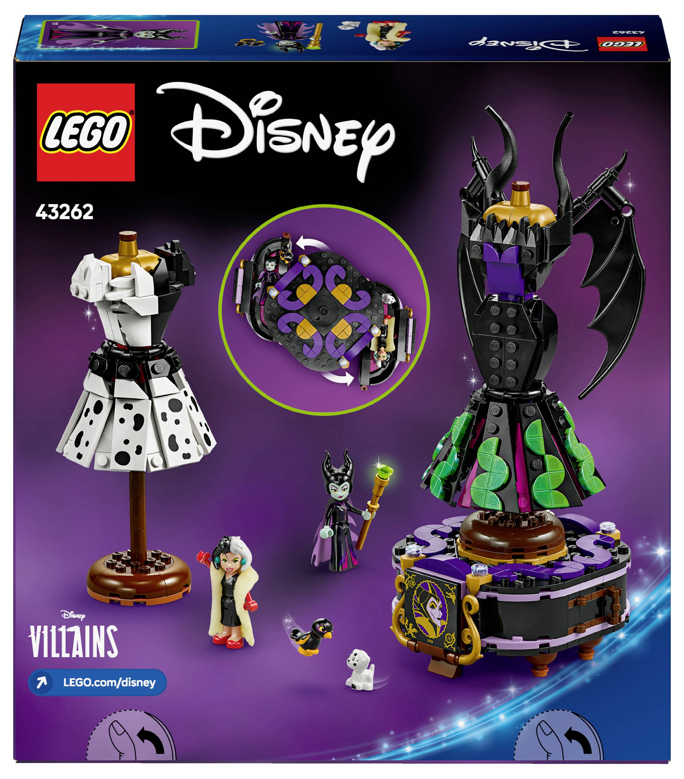 43262 LEGO® DISNEY Die Kleider von Malefiz und Cruella De Vil