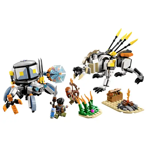 77037 LEGO® ICONS™ Horizon Aloy und Varl vs. Panzerwanderer und Sägezahn 77037 LEGO® ICONS™ Horizon Aloy und Varl vs. Panzerwanderer und Sägezahn