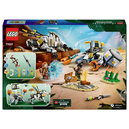 77037 LEGO® ICONS™ Horizon Aloy und Varl vs. Panzerwanderer und Sägezahn 77037 LEGO® ICONS™ Horizon Aloy und Varl vs. Panzerwanderer und Sägezahn