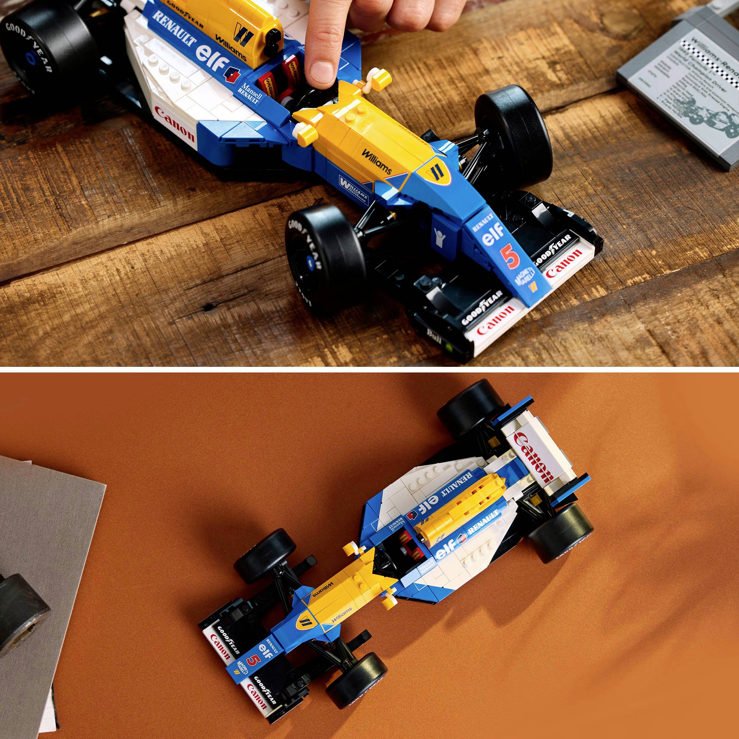LEGO® ICONS™ 10353 Williams Racing FW14B mit Nigel Mansell