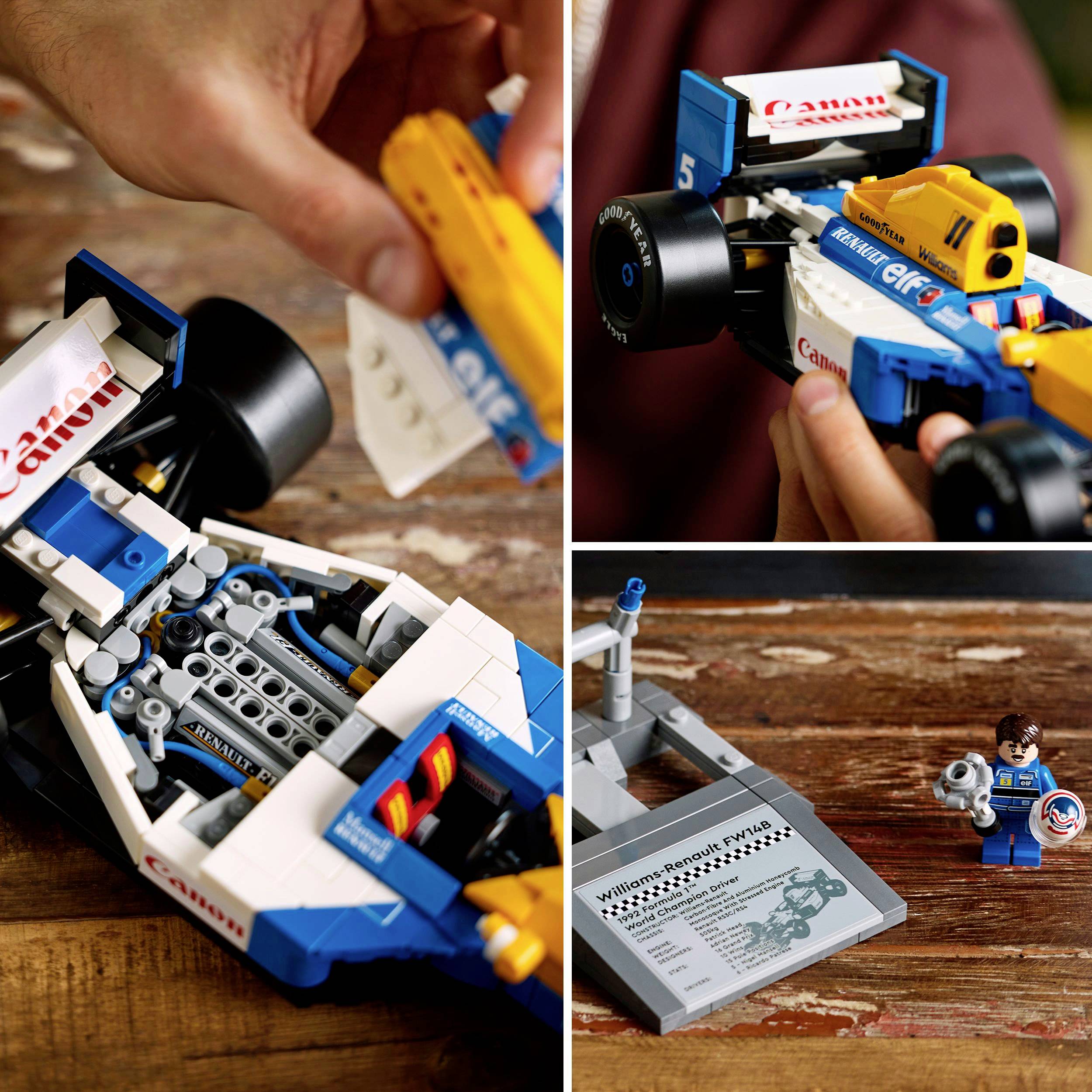 LEGO® ICONS™ 10353 Williams Racing FW14B mit Nigel Mansell