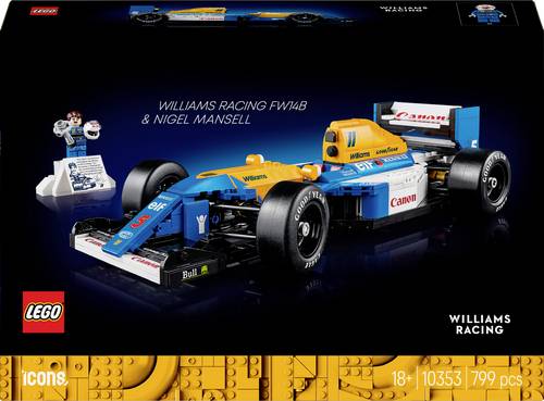 LEGO® ICONS™ 10353 Williams Racing FW14B mit Nigel Mansell