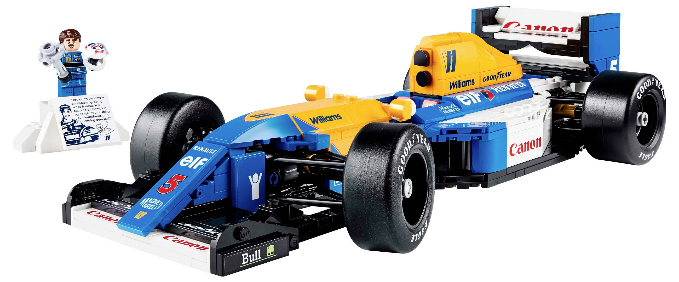 LEGO® ICONS™ 10353 Williams Racing FW14B mit Nigel Mansell
