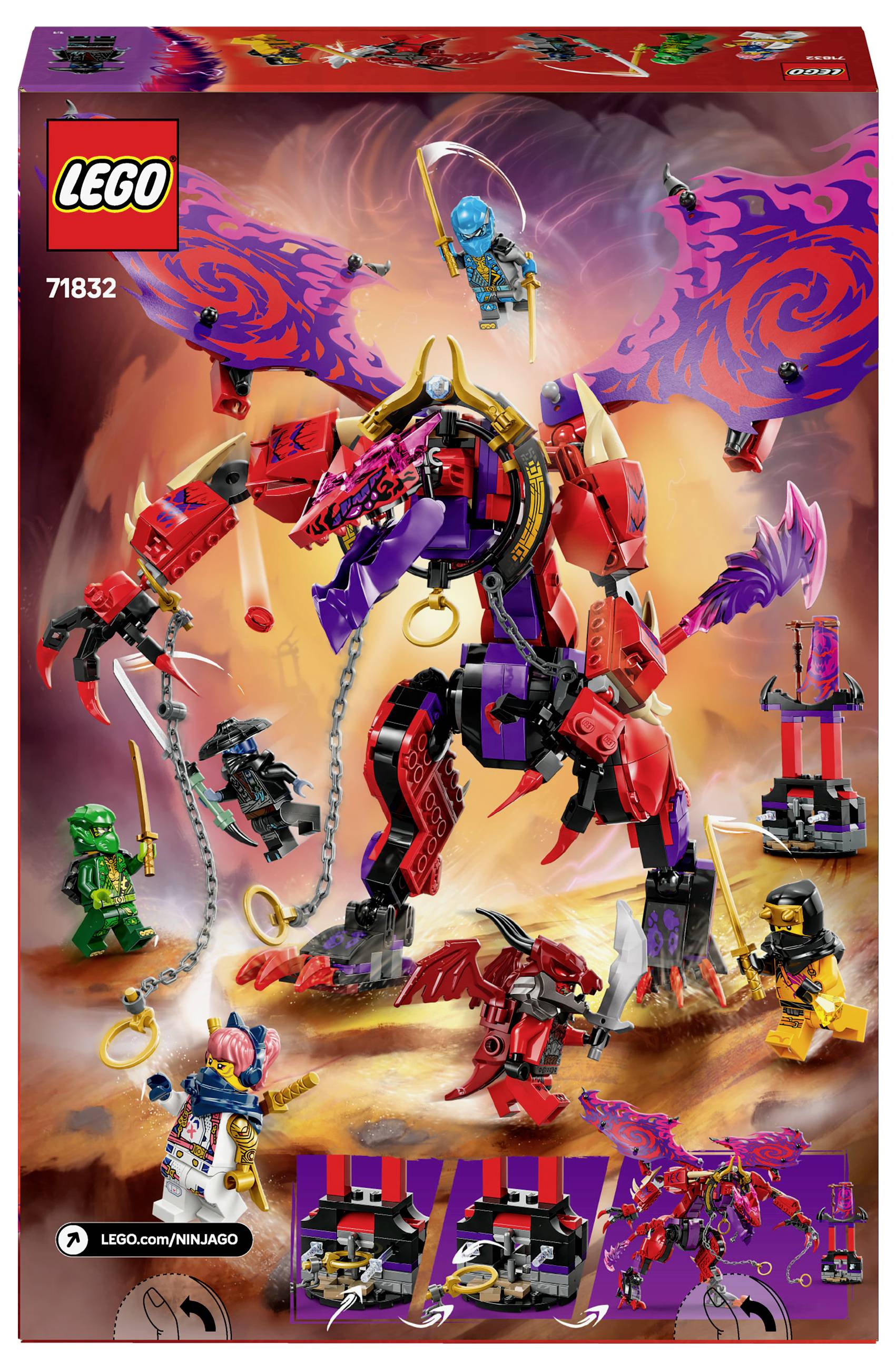 71832 LEGO® NINJAGO Chaosdrache Donnerzahn