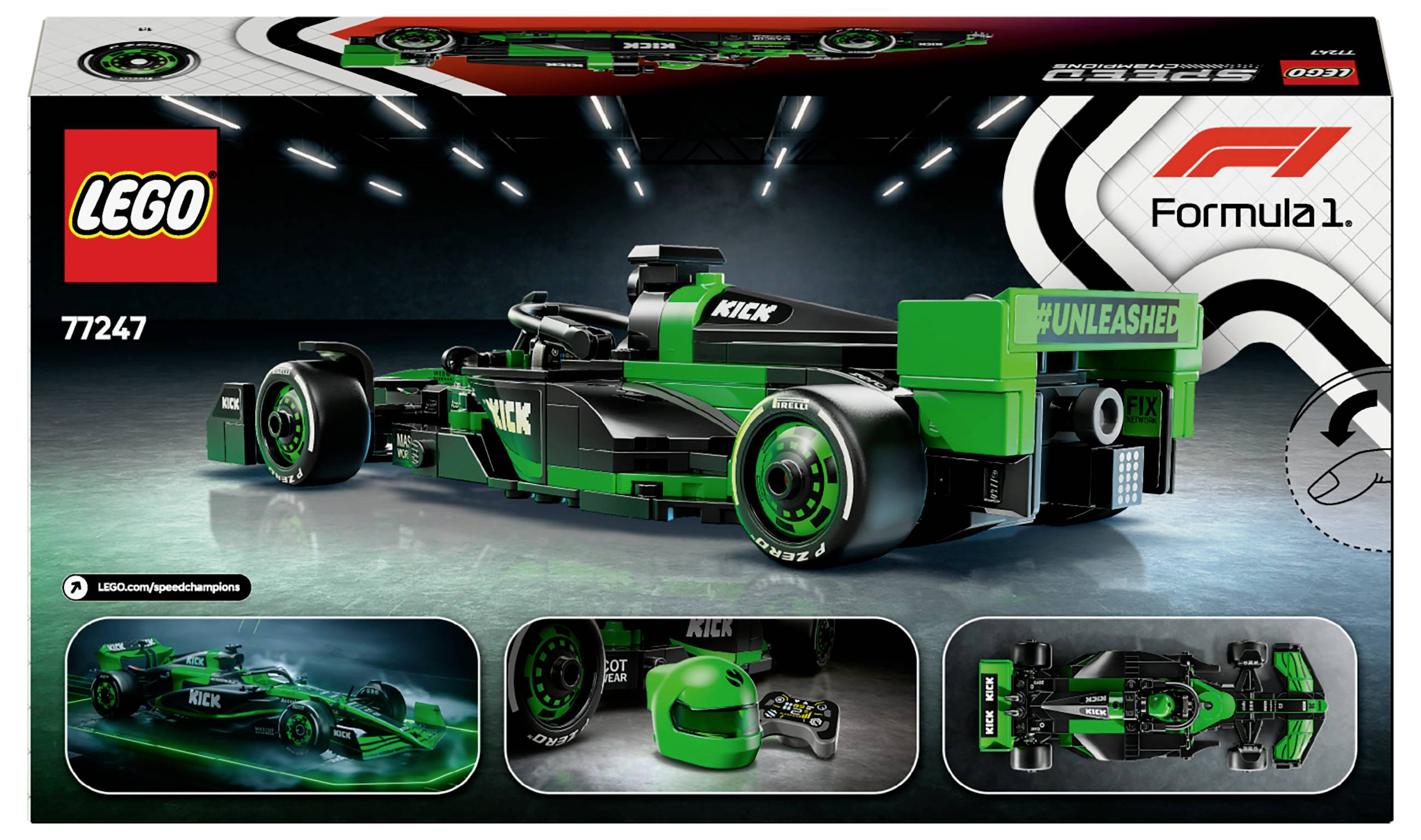 77247 LEGO® SPEED CHAMPIONS KICK Sauber F1® Team C44 Rennauto