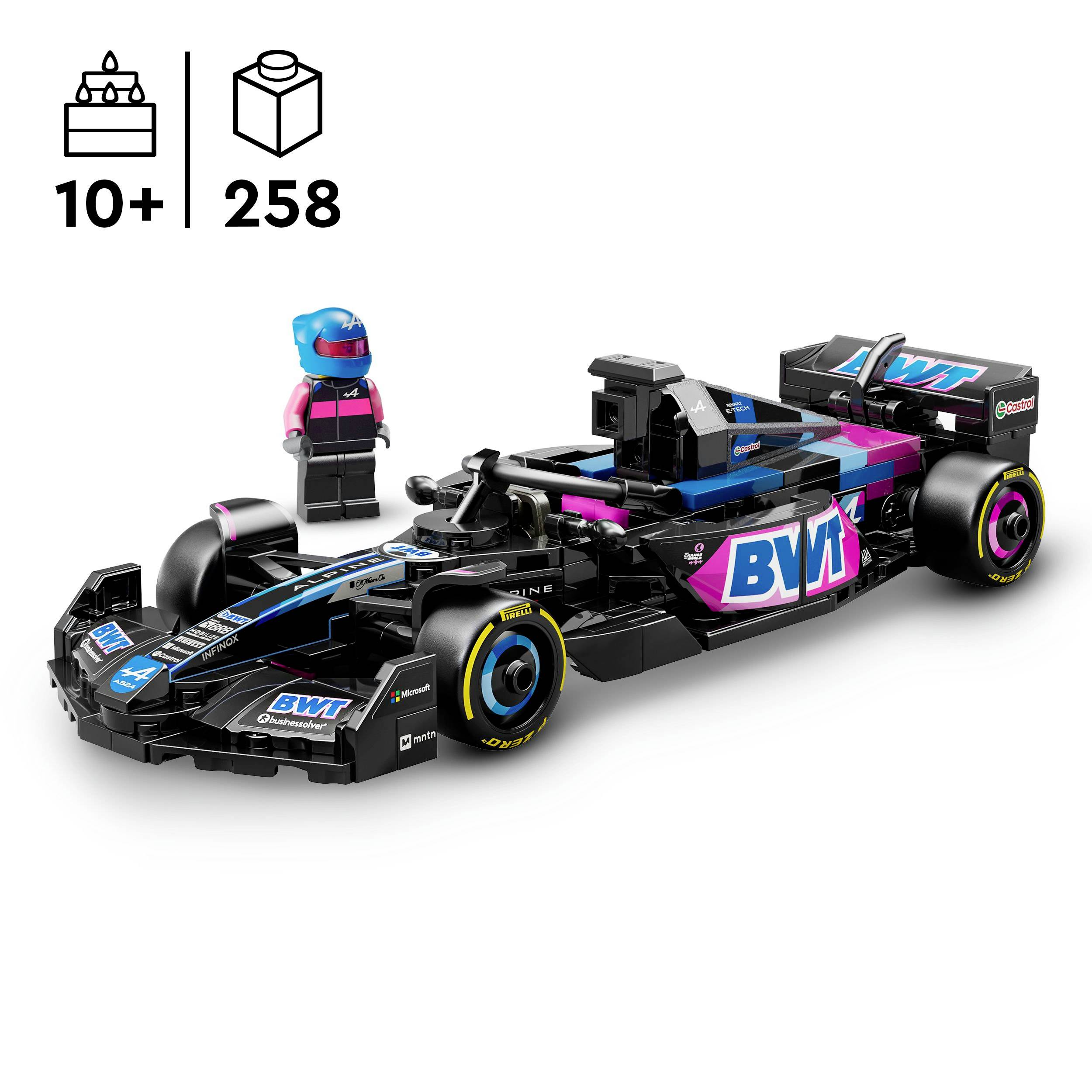77248 LEGO® SPEED CHAMPIONS BWT Alpine F1® Team A524 Rennauto