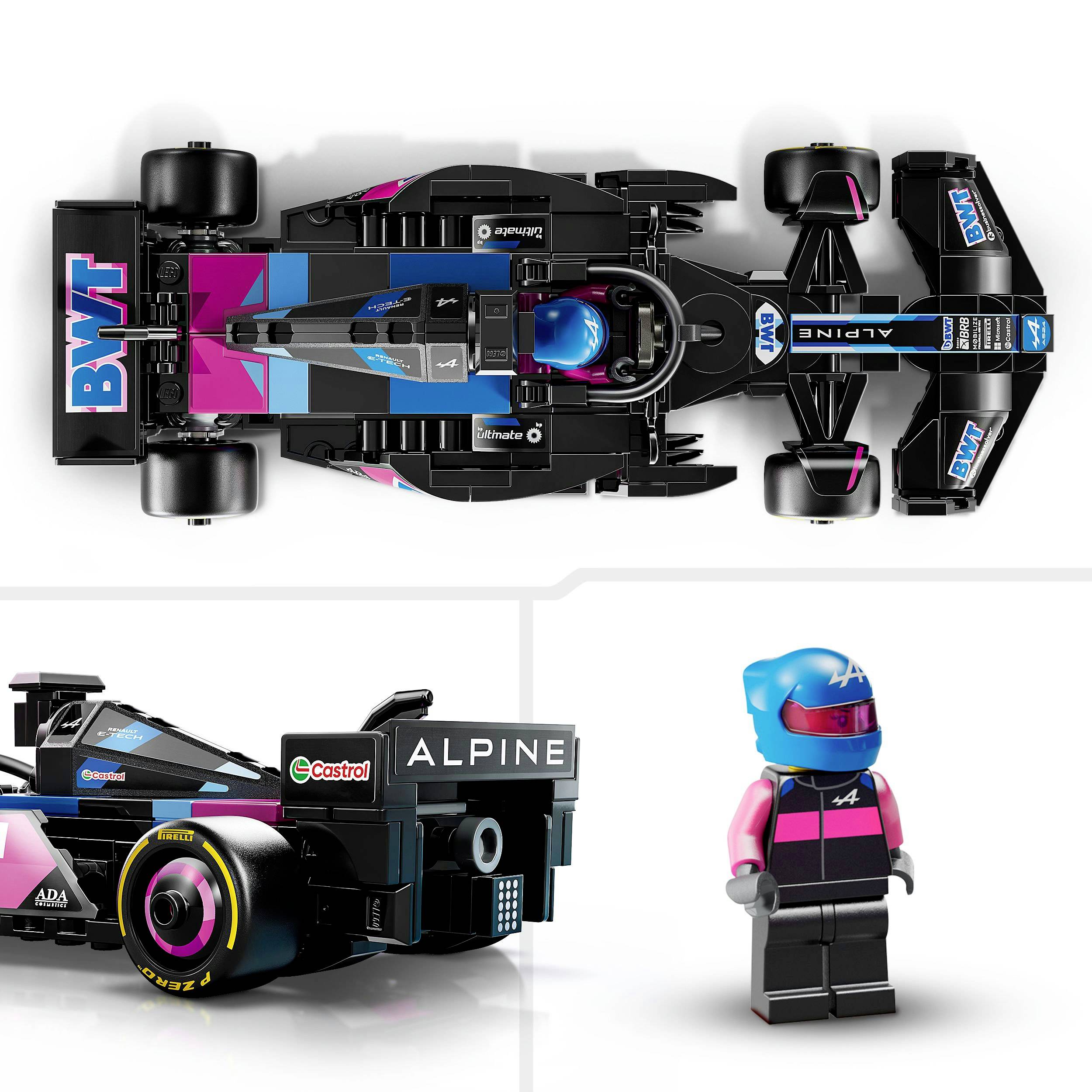 77248 LEGO® SPEED CHAMPIONS BWT Alpine F1® Team A524 Rennauto