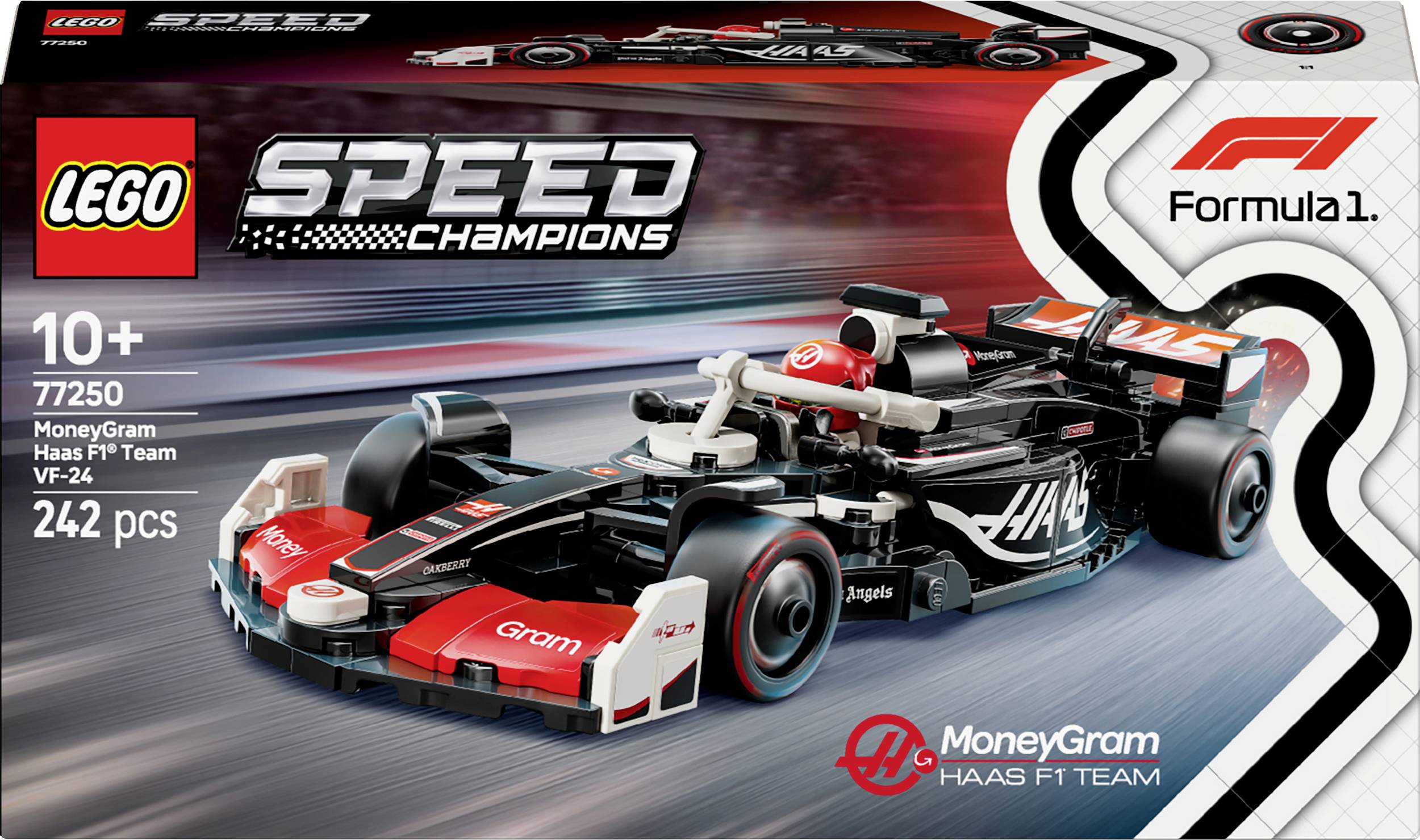 77250 LEGO® SPEED CHAMPIONS MoneyGram Haas F1® Team VF-24 Rennauto