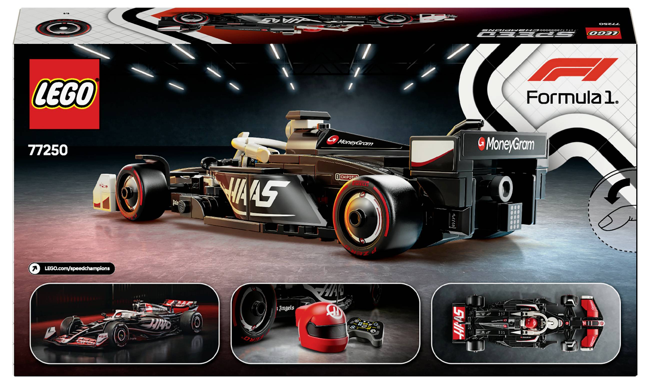 77250 LEGO® SPEED CHAMPIONS MoneyGram Haas F1® Team VF-24 Rennauto