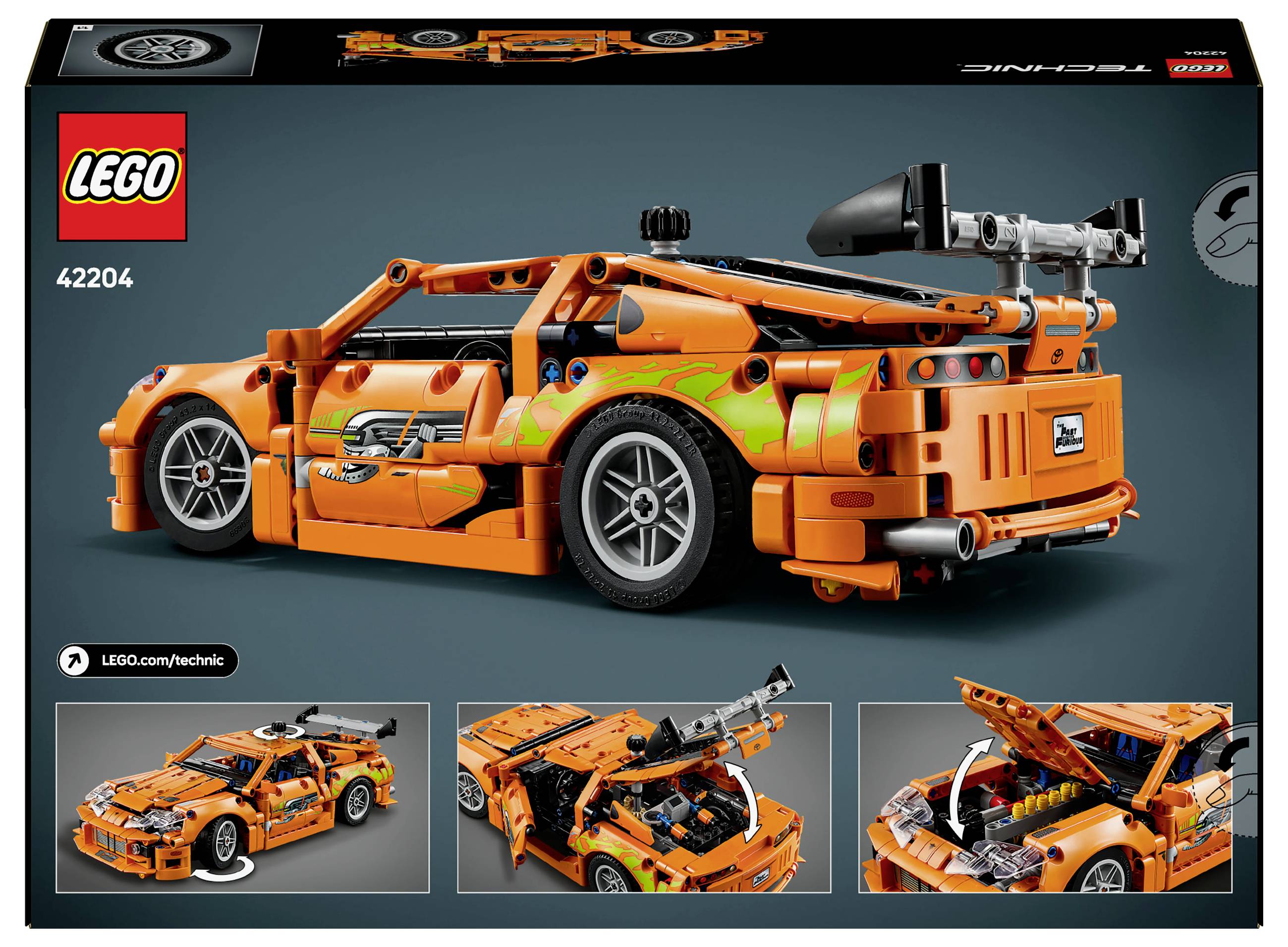 42204 LEGO® TECHNIC Fast and Furious Toyota Supra MK4