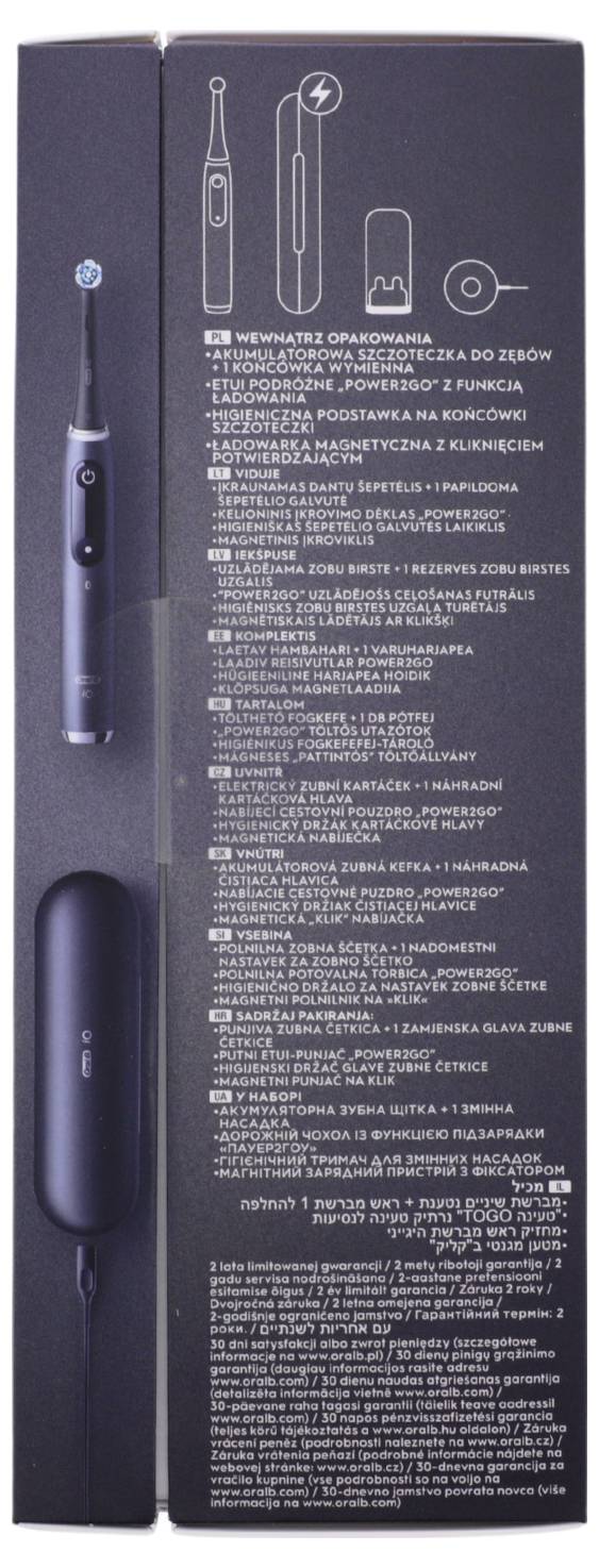 Oral-B iO Series 9 Black Onyx ORA00086 Elektrische Zahnbürste Rotierend/Pulsierend Schwarz