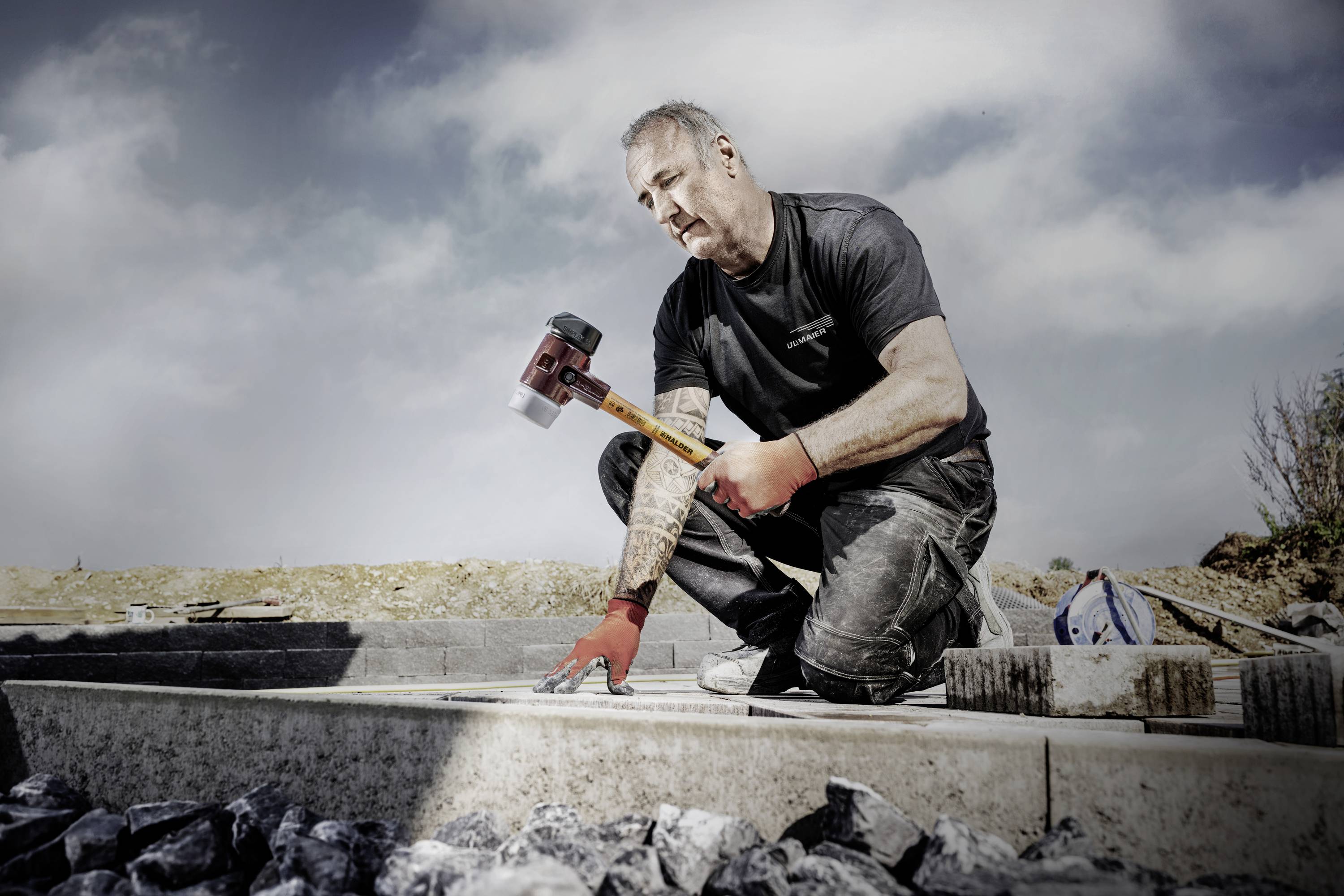 Halder SIMPLEX 3013.080 Schonhammer ergonomischer Griff, mittelhart, weich 2760 g 490 mm 1 St.