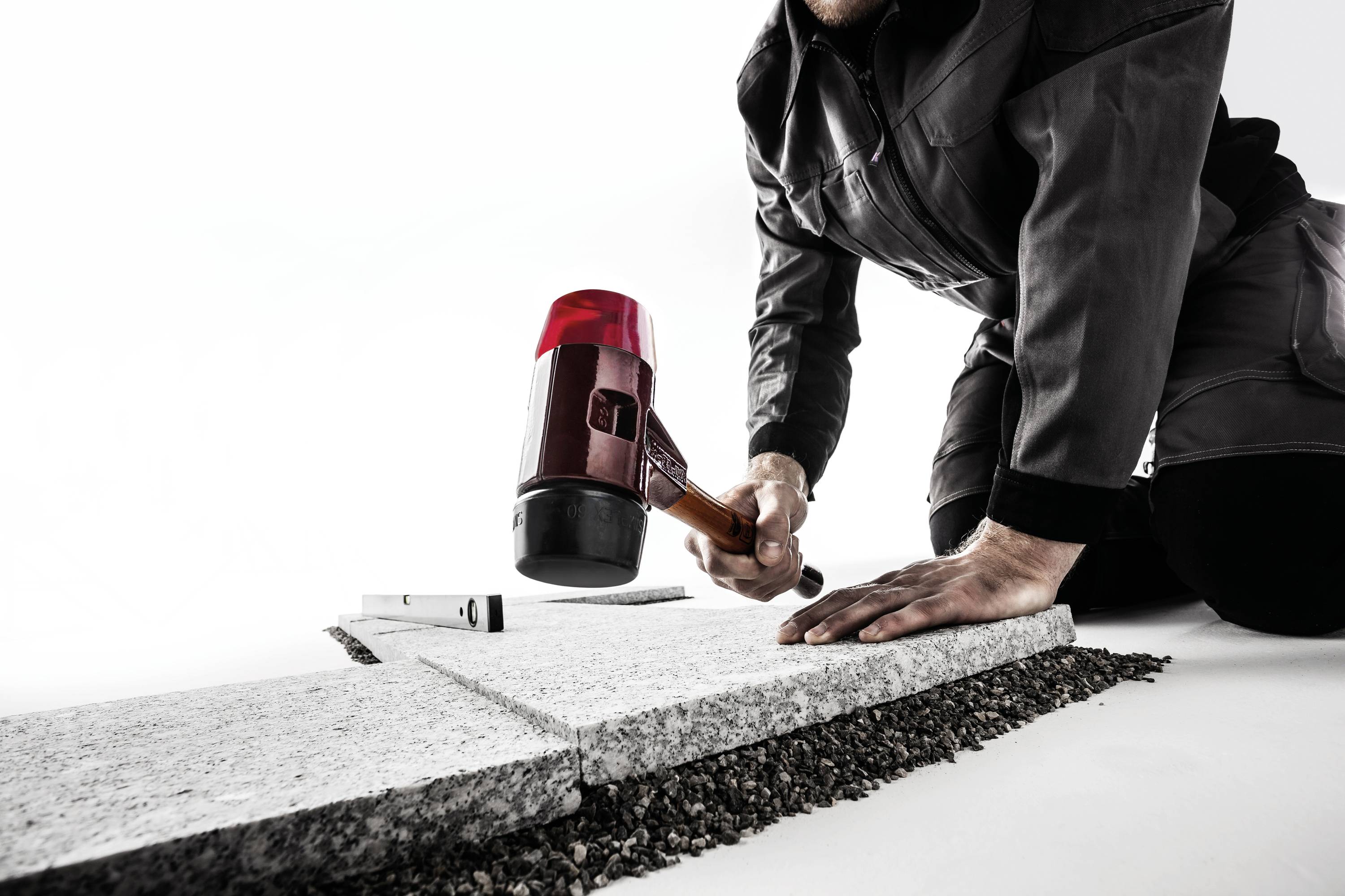 Halder SIMPLEX 3026.030 Schonhammer ergonomischer Griff, hart, mittelhart 345g 295mm 1St.