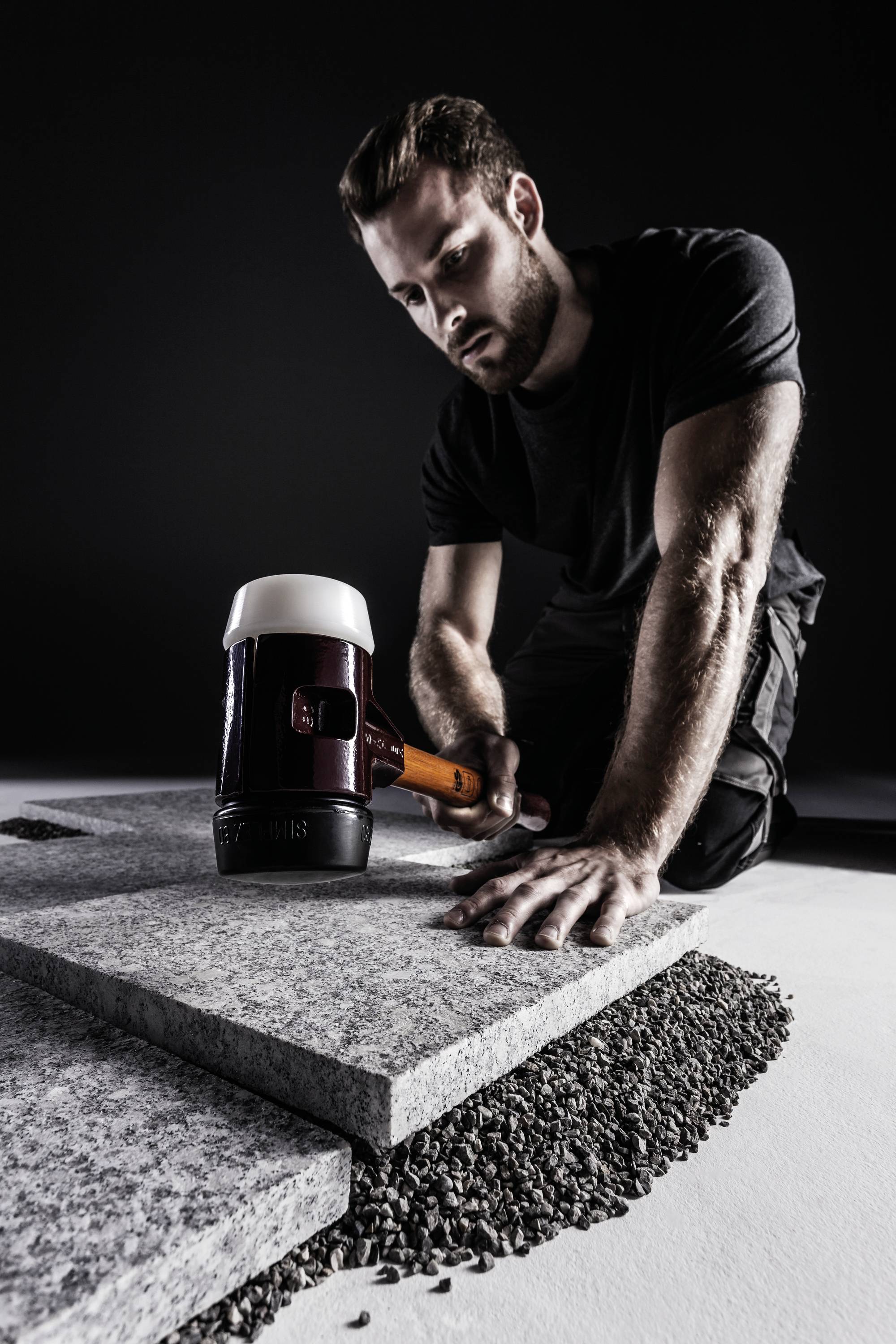 Halder SIMPLEX 3027.050 Schonhammer ergonomischer Griff, mittelhart 1105g 370mm 1St.