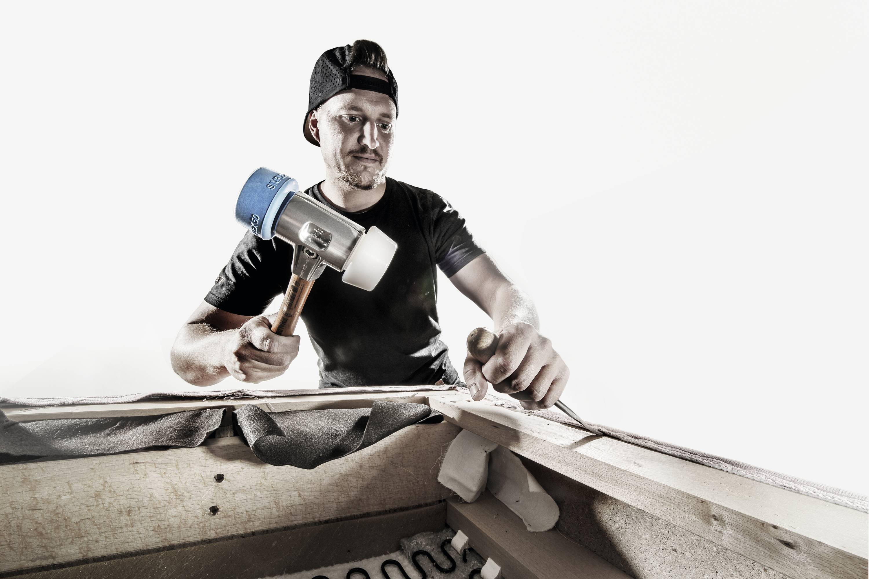 Halder SIMPLEX 3117.050 Schonhammer ergonomischer Griff, mittelhart, weich 645g 370mm 1St.