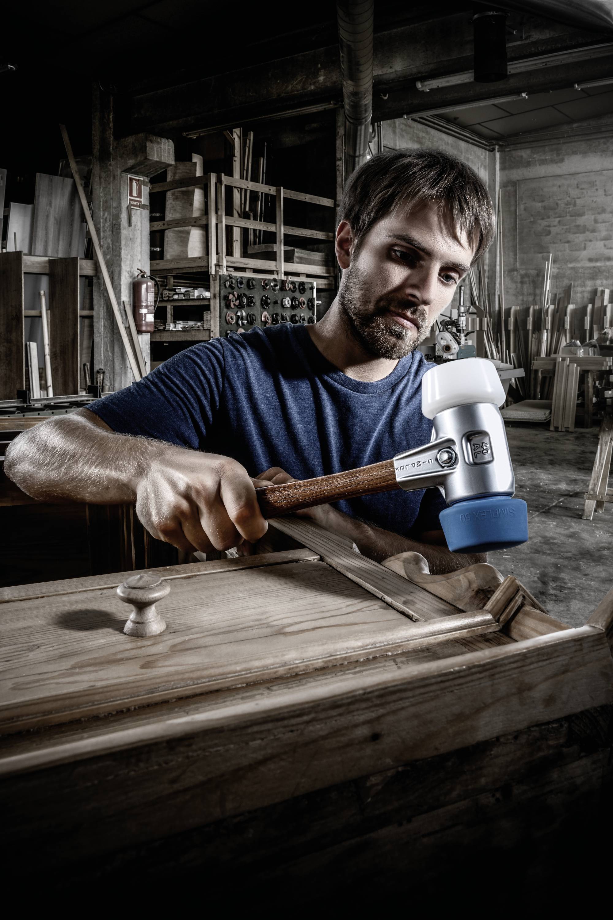 Halder SIMPLEX 3117.051 Schonhammer ergonomischer Griff, mittelhart, weich 430g 330mm 1St.