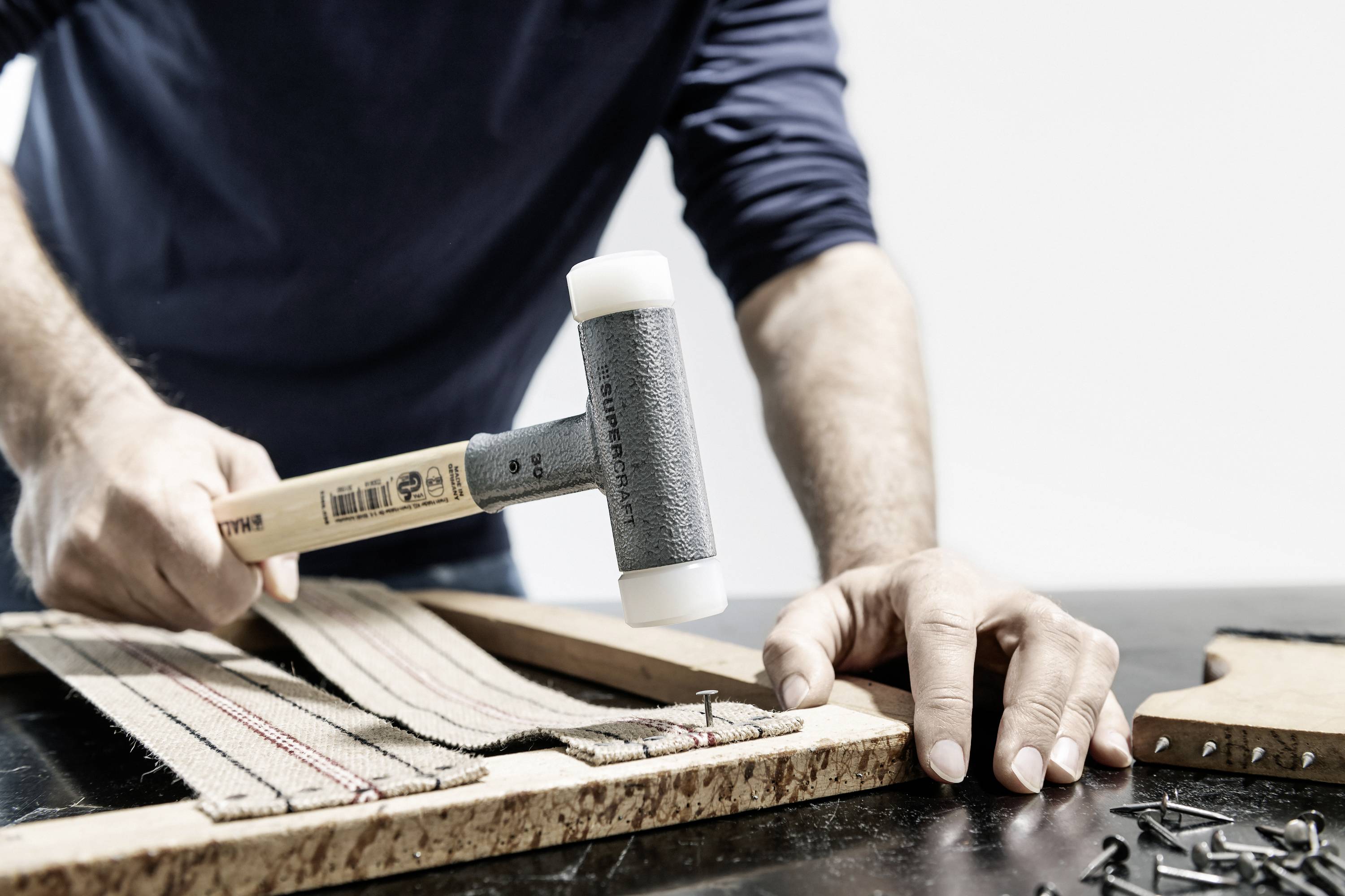 Halder SUPERCRAFT 3366.030 Schonhammer ergonomischer Griff, hart, rückschlagsfrei 460 g 330 mm 1 St