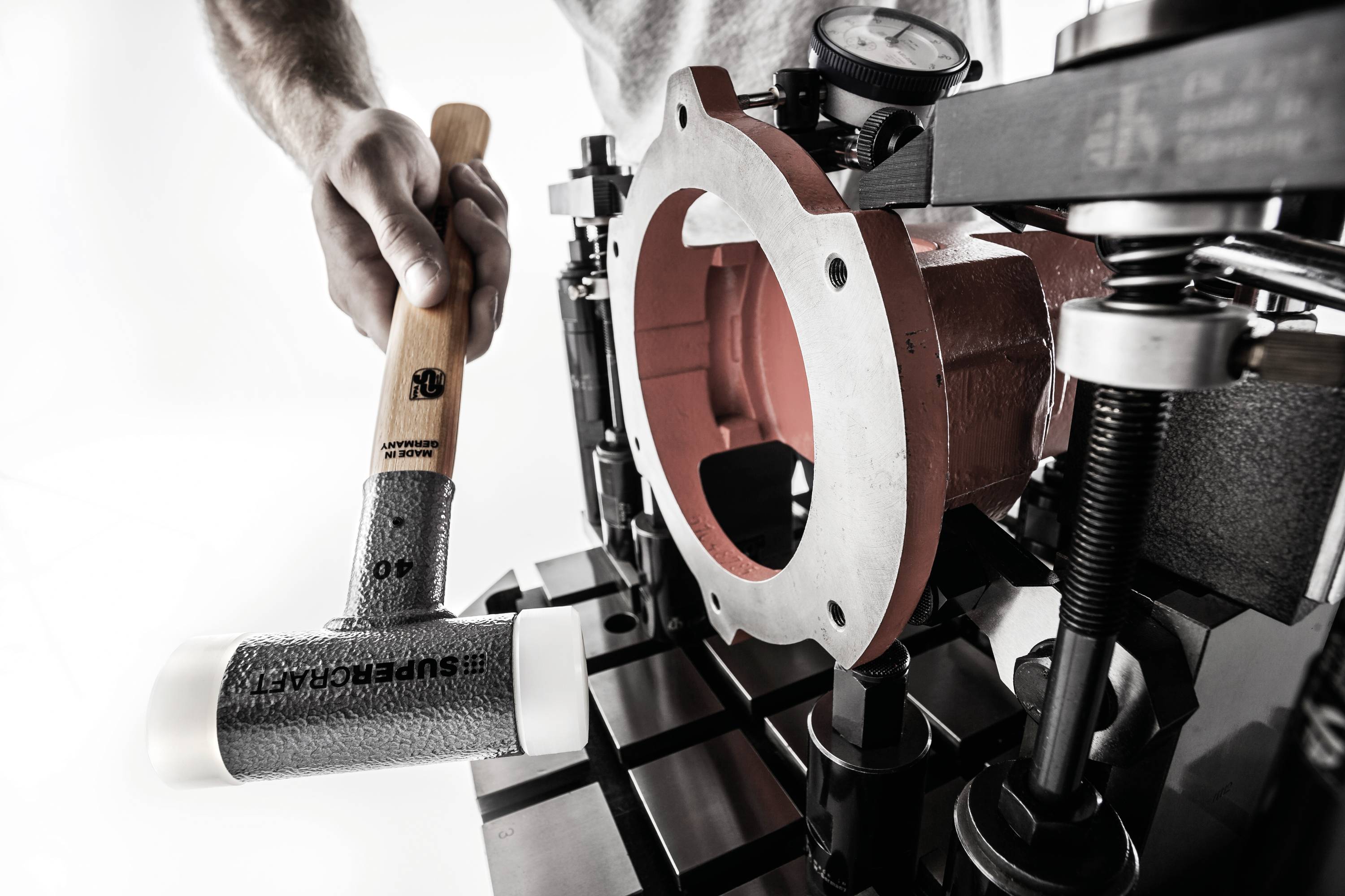 Halder SUPERCRAFT 3366.040 Schonhammer ergonomischer Griff, hart, rückschlagsfrei 715 g 355 mm 1 St