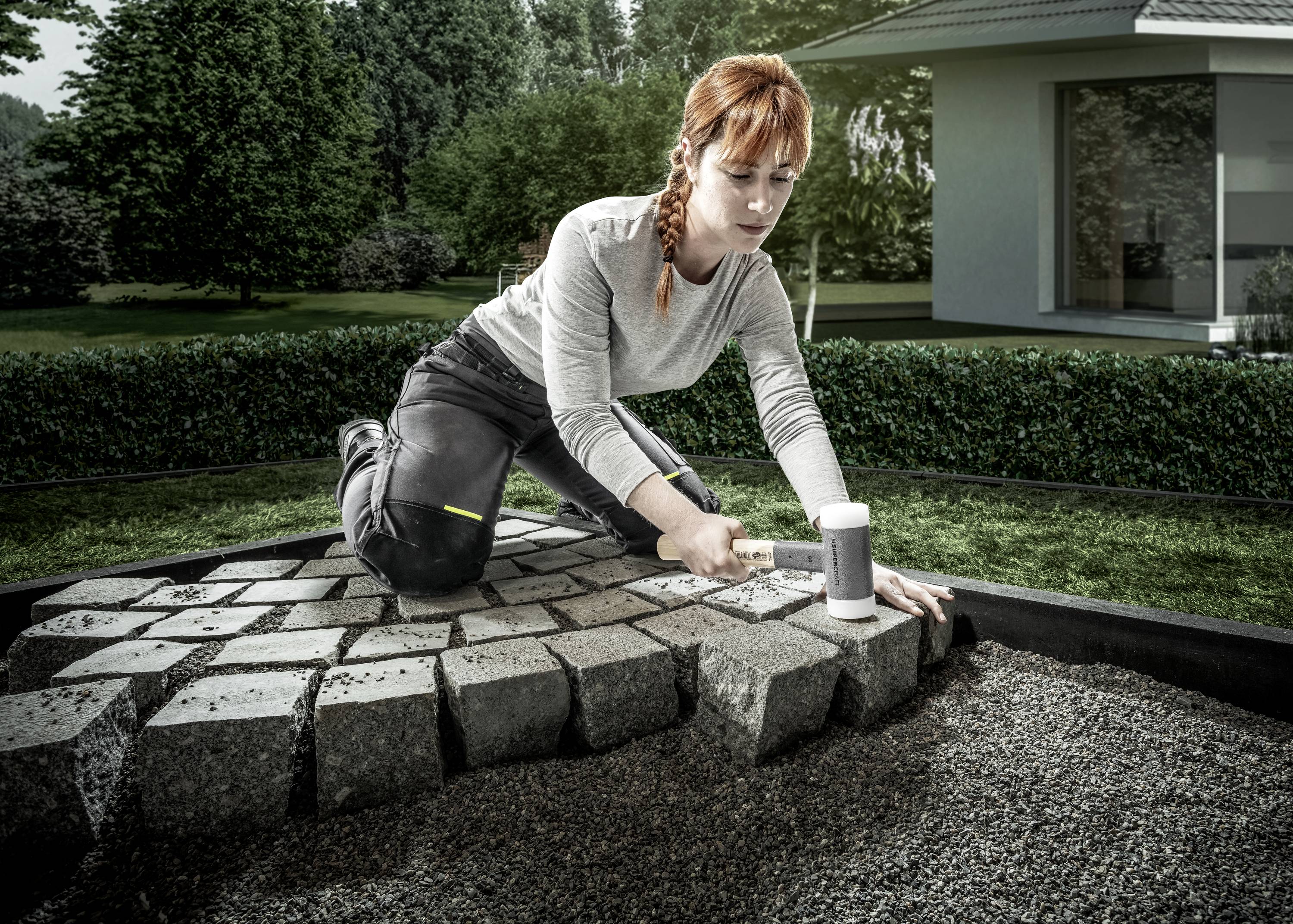 Halder SUPERCRAFT 3366.060 Schonhammer ergonomischer Griff, hart, rückschlagsfrei 1705g 360mm 1St.