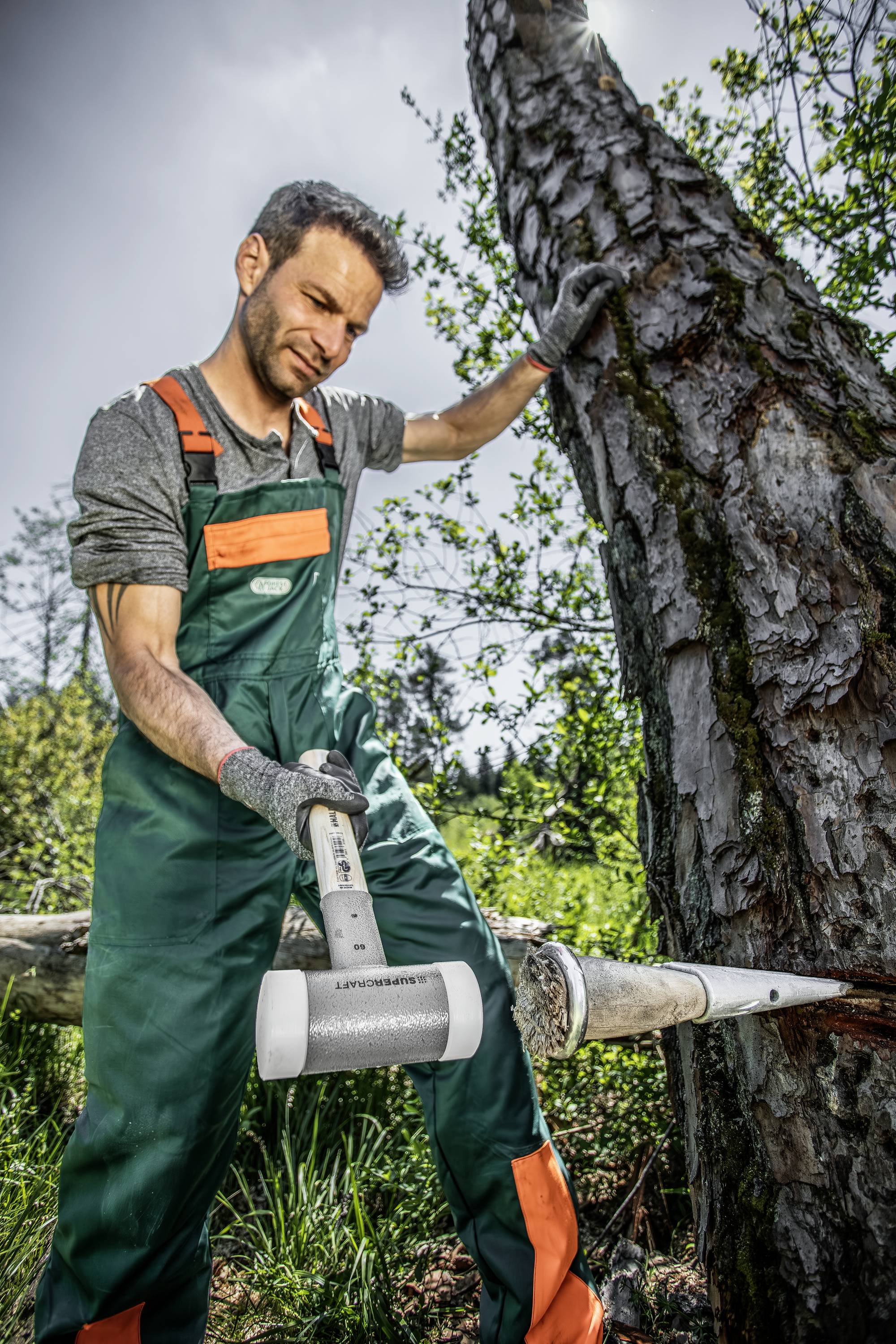 Halder SUPERCRAFT 3366.060 Schonhammer ergonomischer Griff, hart, rückschlagsfrei 1705 g 360 mm 1 S