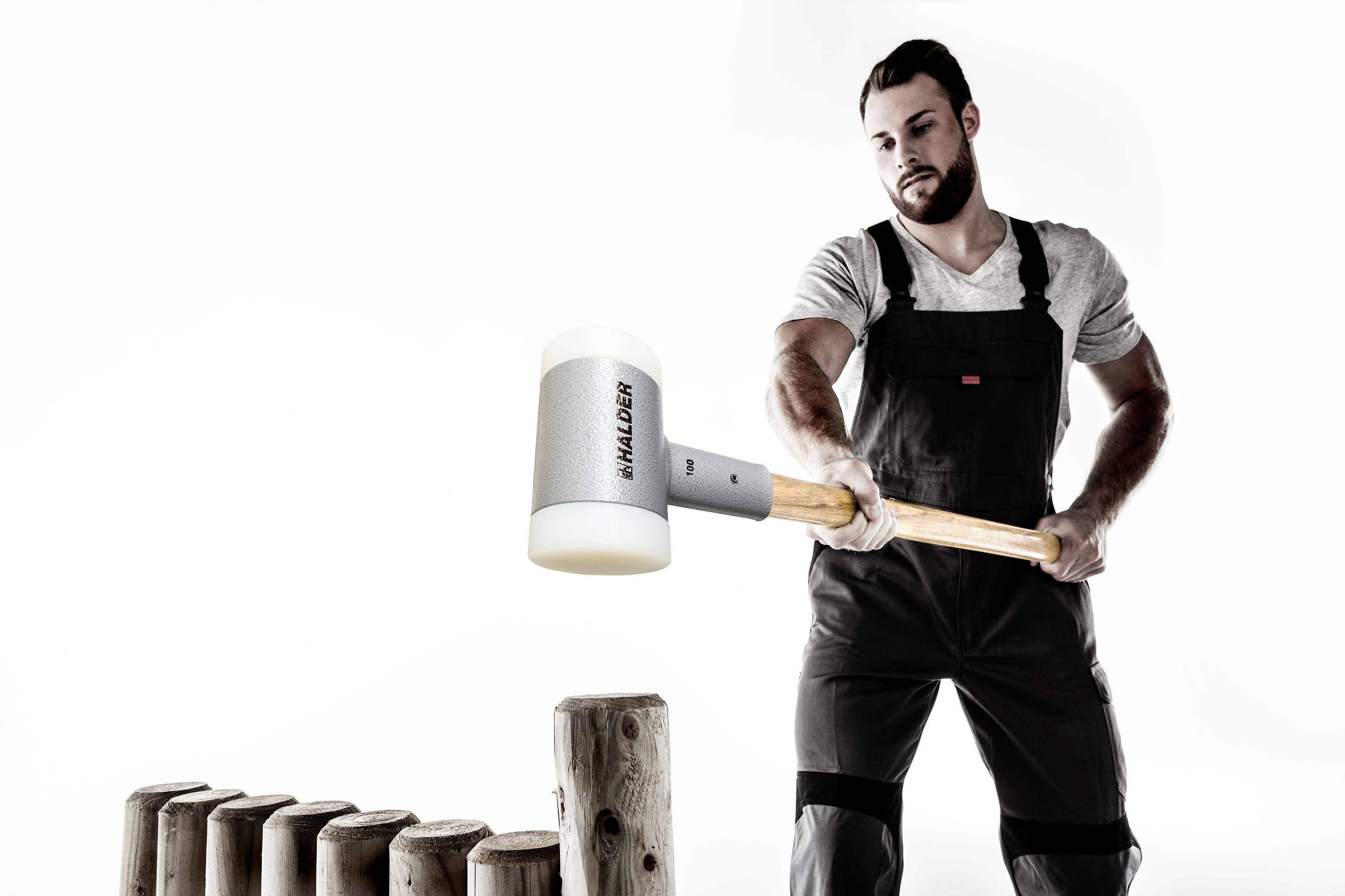 Halder SUPERCRAFT 3366.107 Vorschlaghammer ergonomischer Griff, hart, rückschlagsfrei 7050g 1000mm 1St.