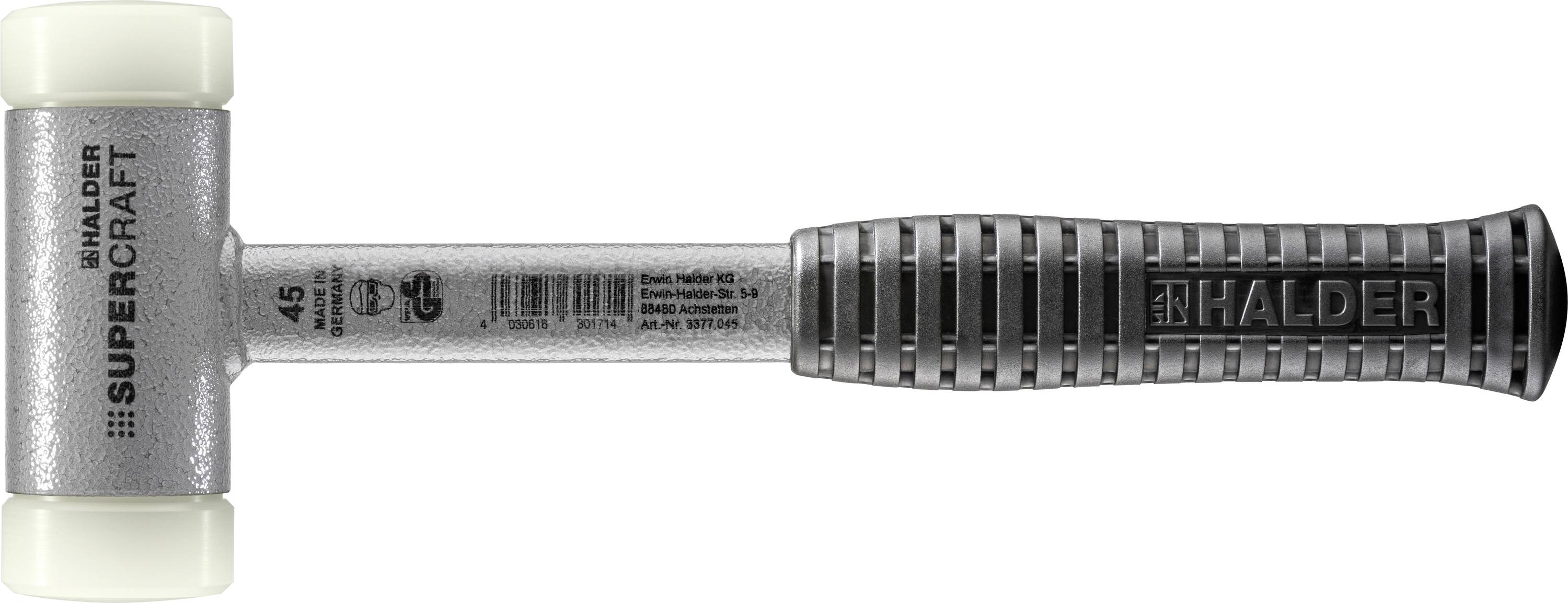 Halder SUPERCRAFT 3377.045 Schonhammer ergonomischer Griff, hart 935g 310mm 1St.