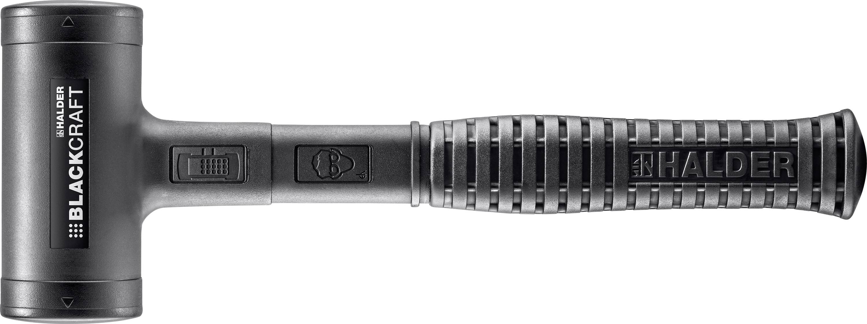 Halder SUPERCRAFT 3379.050 Schonhammer ergonomischer Griff, mittelhart, rückschlagsfrei 900 g 310 m