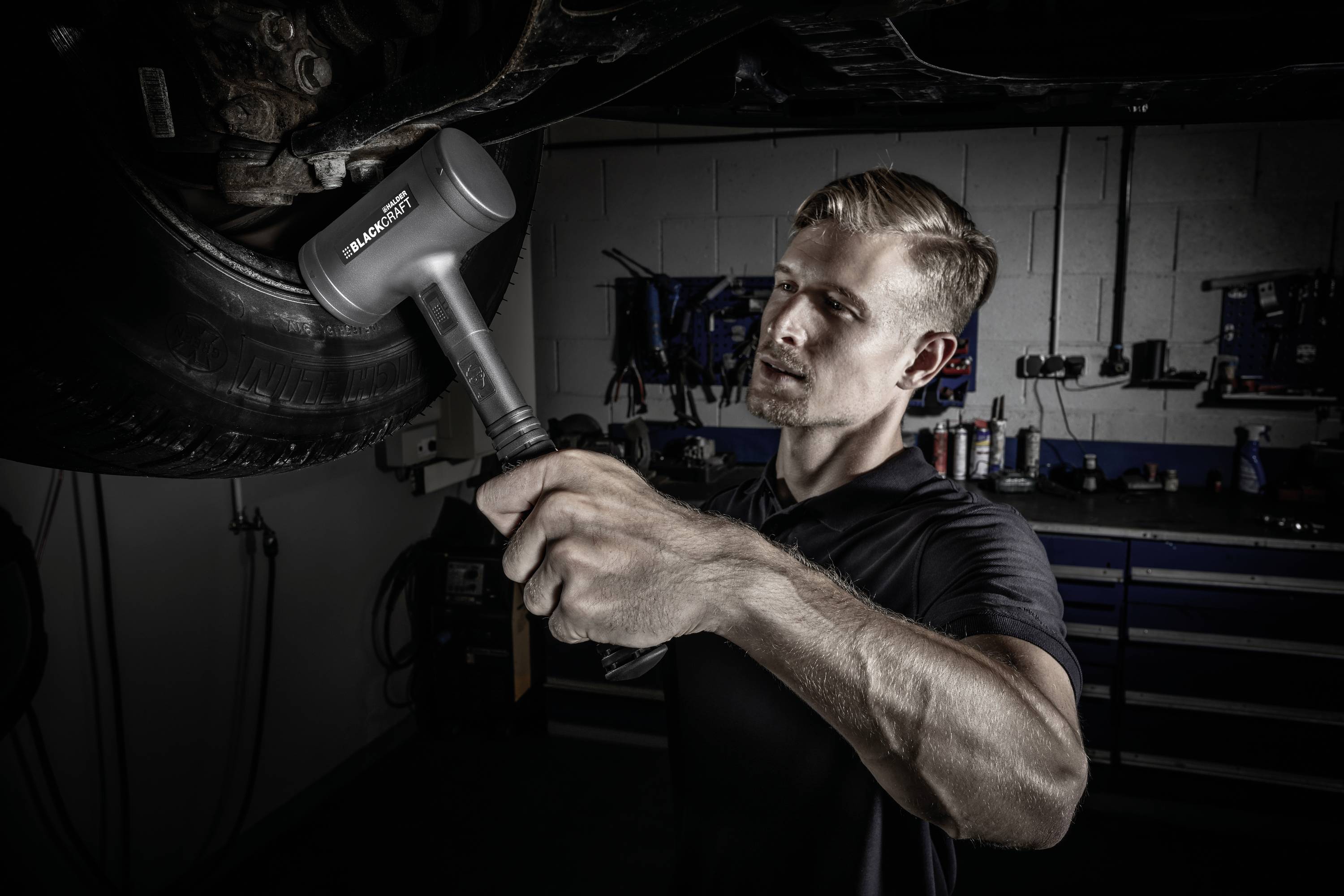 Halder SUPERCRAFT 3379.060 Schonhammer ergonomischer Griff, mittelhart, rückschlagsfrei 1300g 315mm 1St.