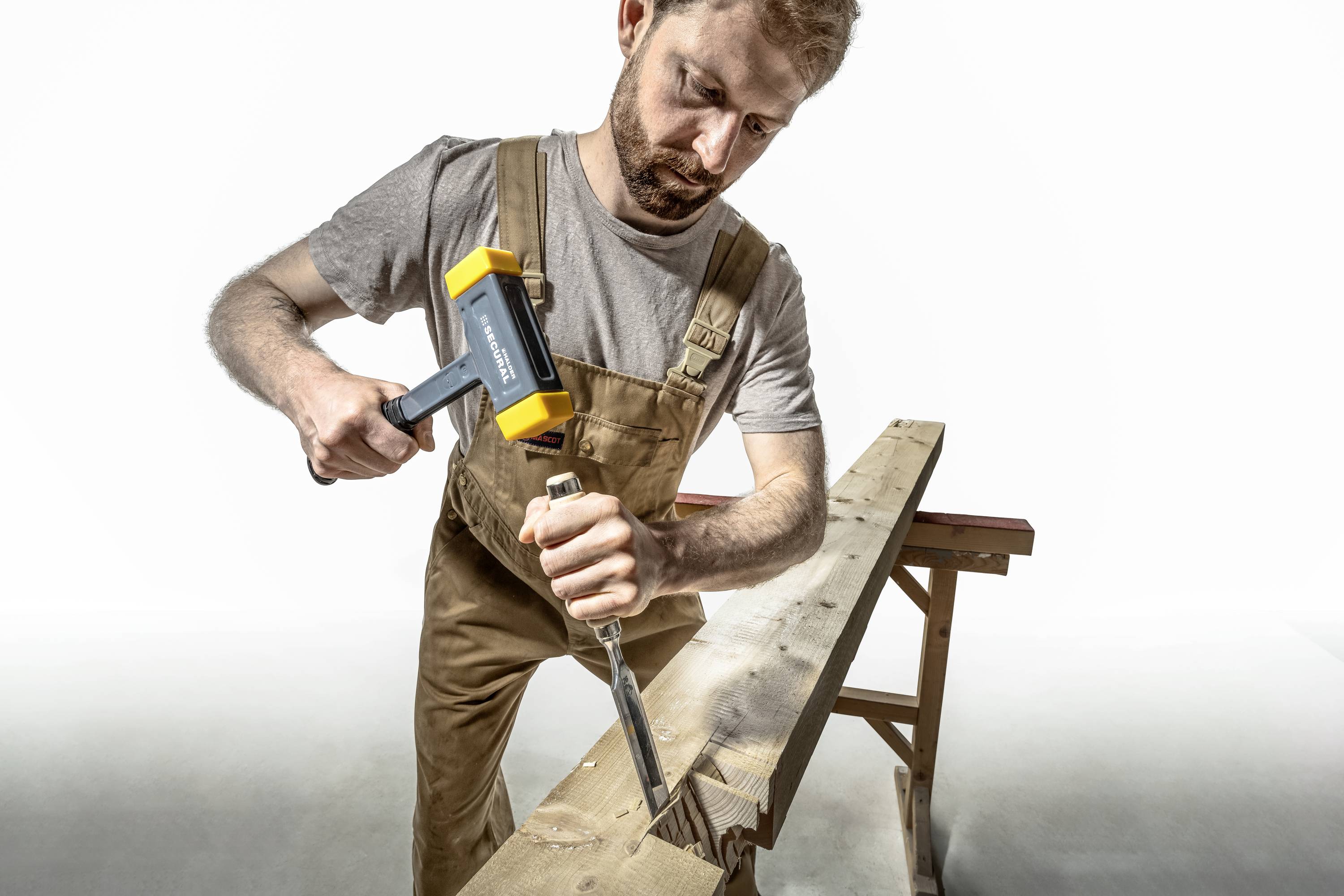 Halder SUPERCRAFT 3380.040 Schonhammer ergonomischer Griff, mittelhart 680g 300mm 1St.