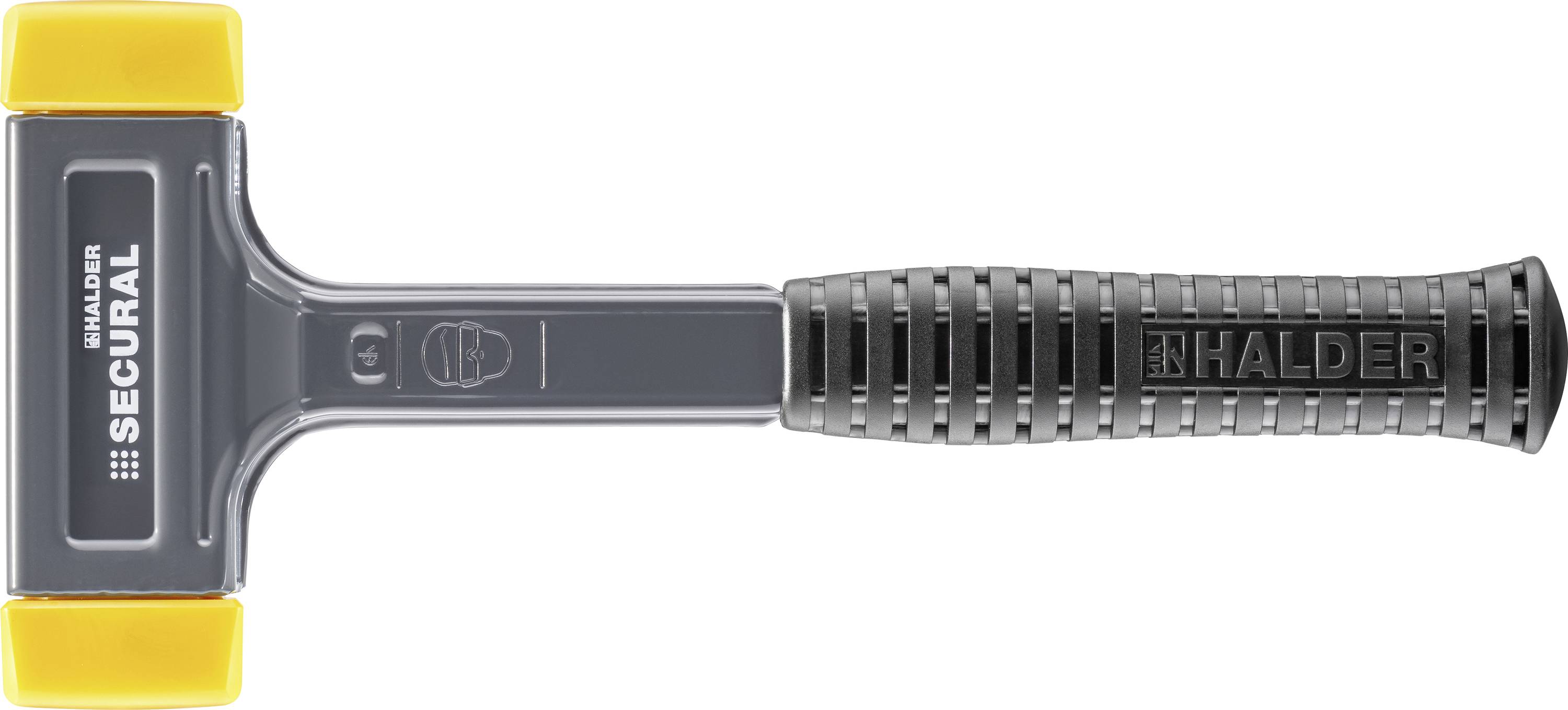 Halder SUPERCRAFT 3380.045 Schonhammer ergonomischer Griff, mittelhart 1000g 310mm 1St.