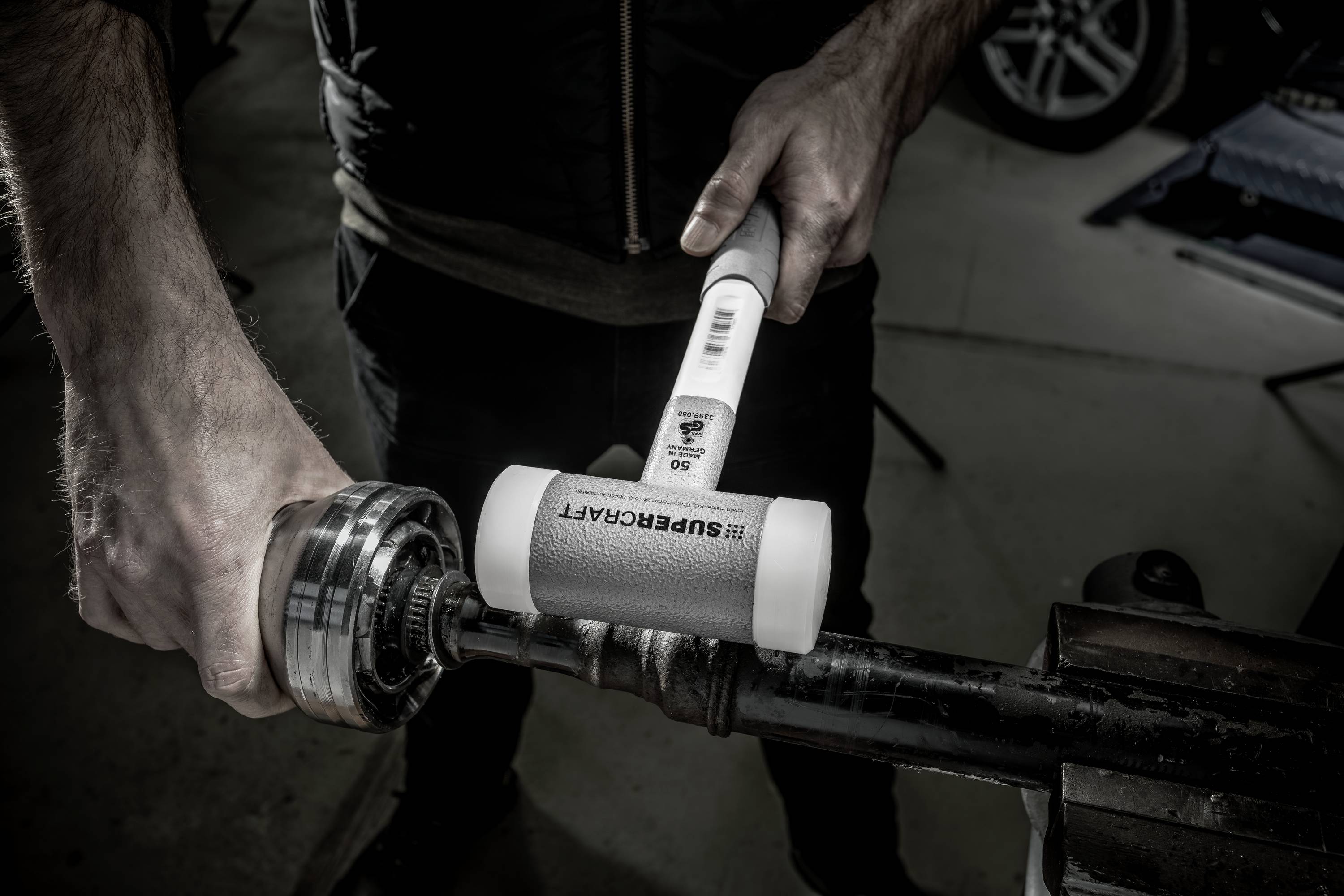 Halder SUPERCRAFT 3399.050 Schonhammer ergonomischer Griff, hart 1040 g 375 mm 1 St.