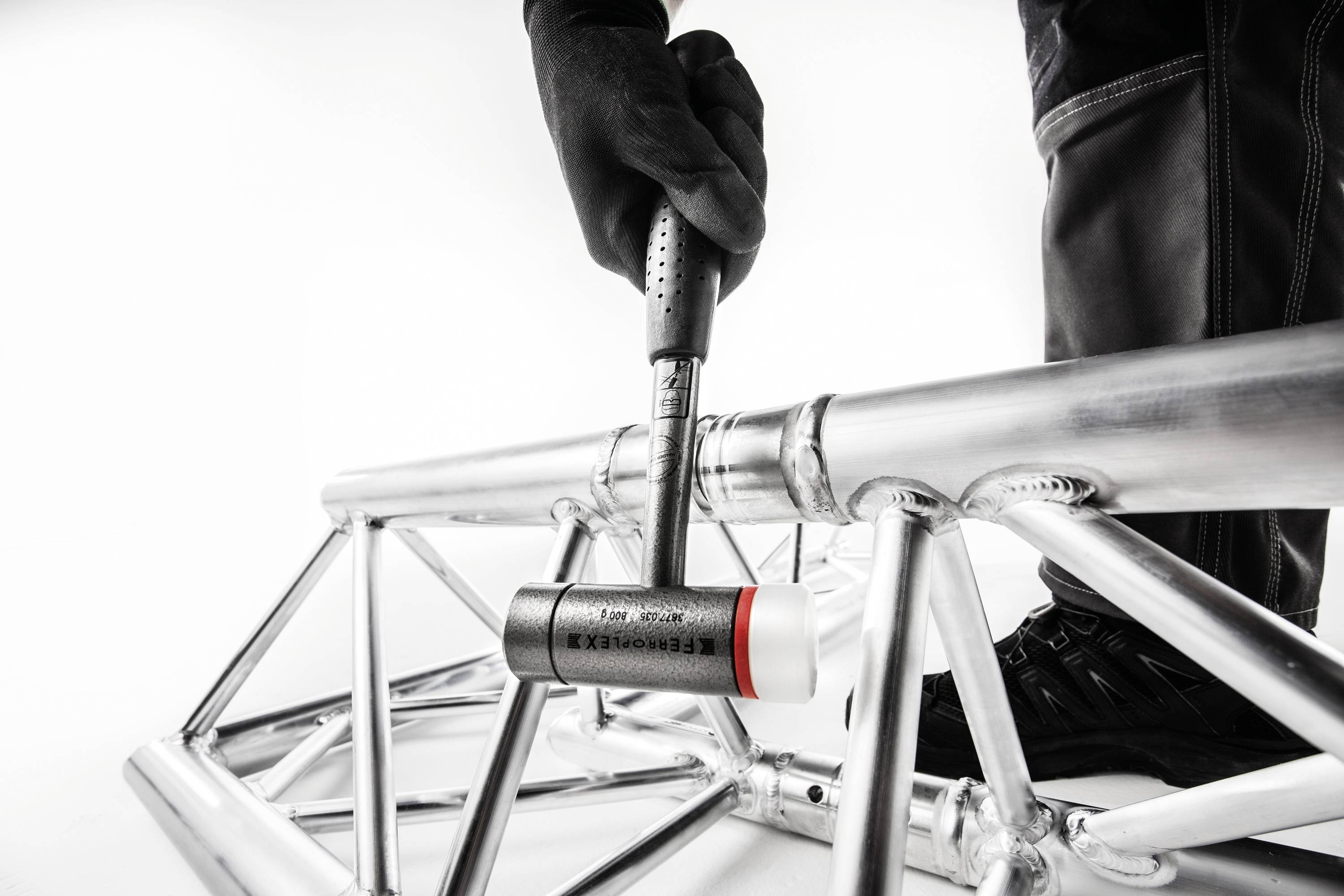 Halder FERROPLEX 3677.035 Schonhammer hart, ergonomischer Griff 800g 295mm 1St.