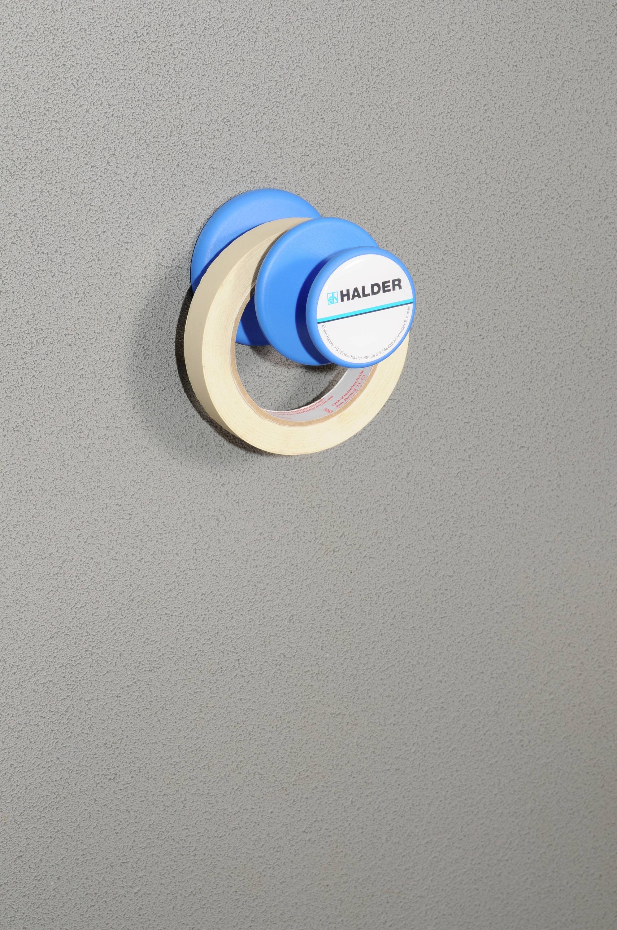 Halder 3688.002 Magnethalter blau (L x B) 100mm x 75mm 1St.