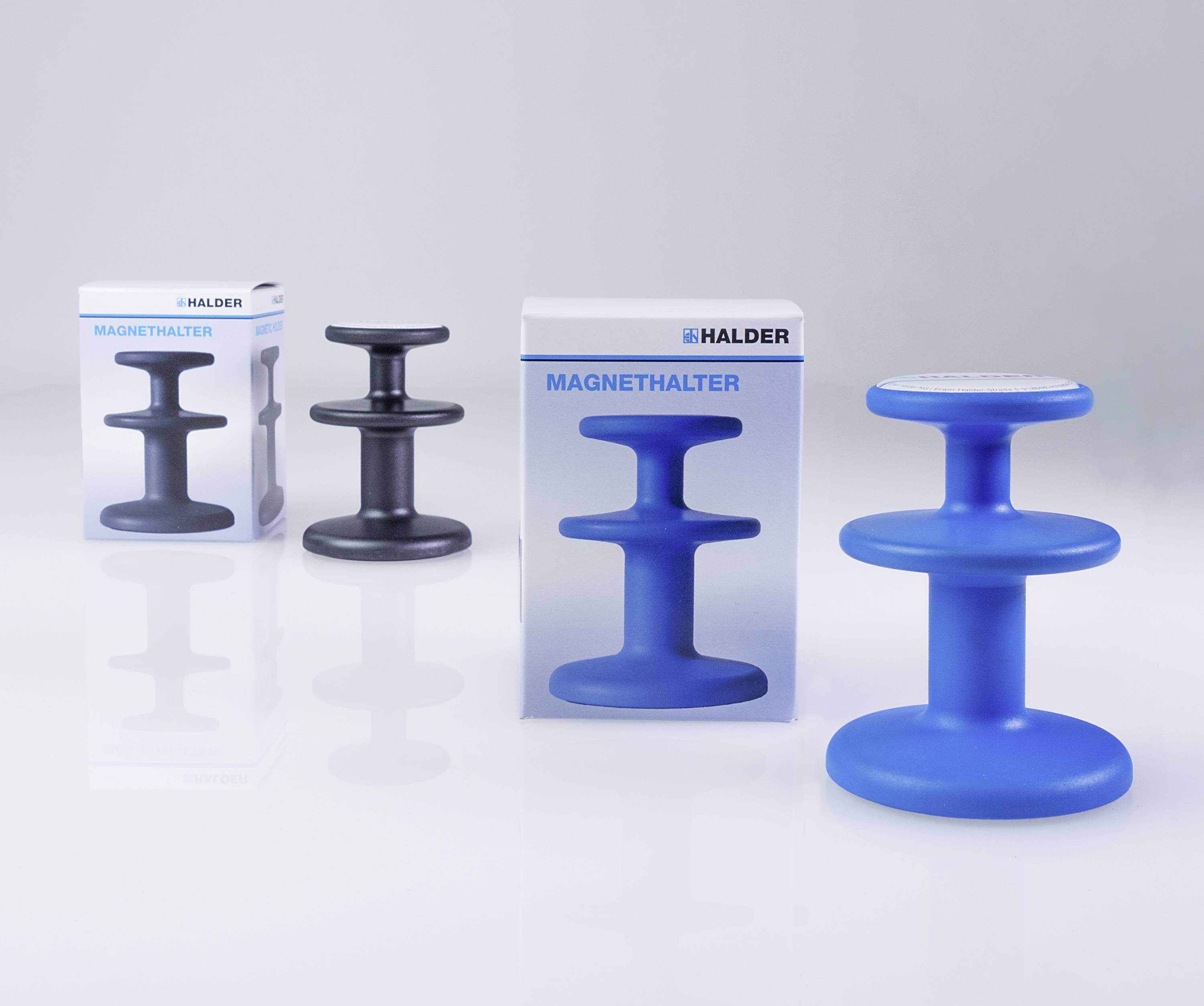 Halder 3688.002 Magnethalter blau (L x B) 100 mm x 75 mm 1 St.