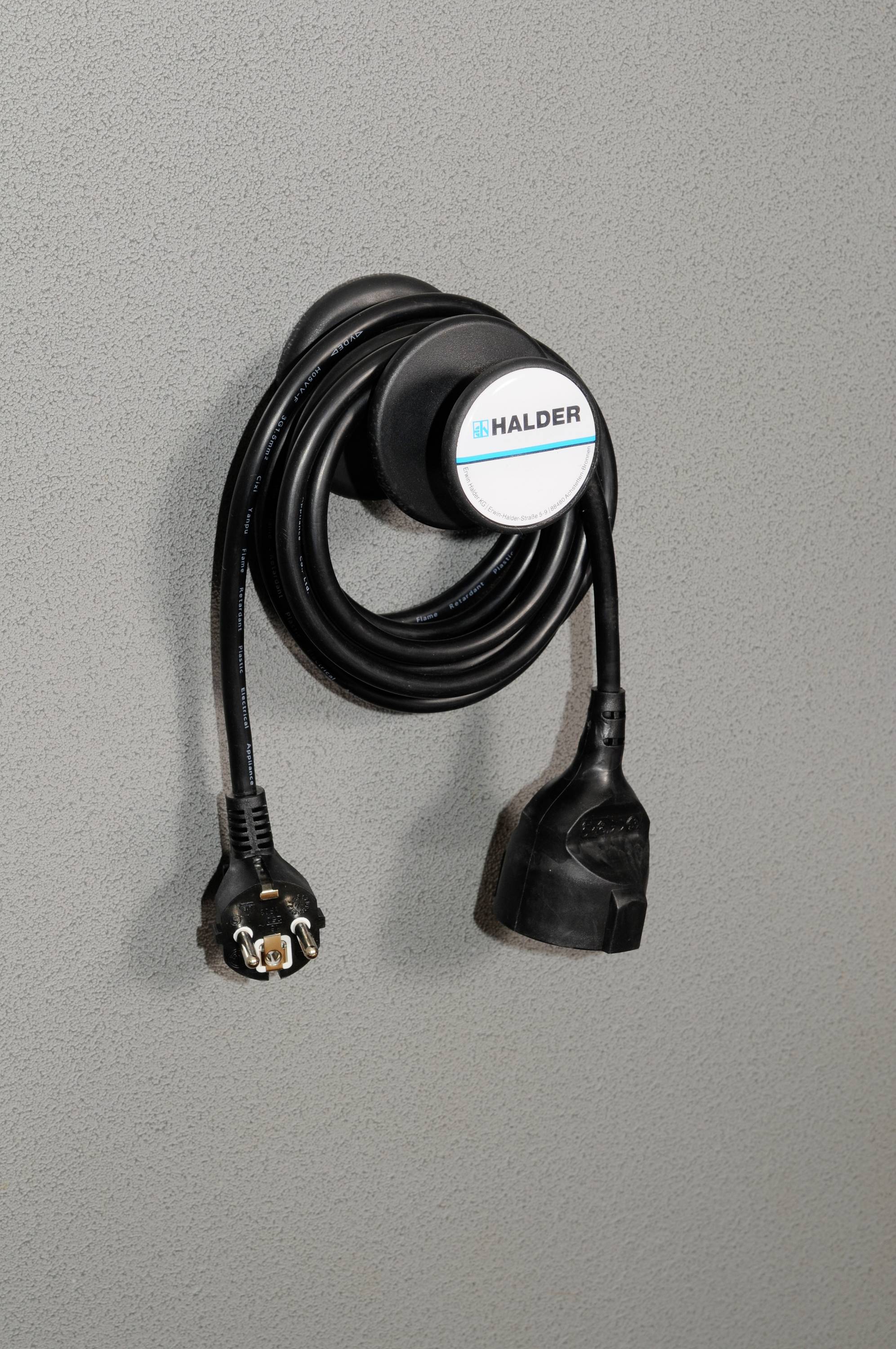 Halder 3688.003 Magnethalter schwarz (L x B) 100 mm x 75 mm 1 St.