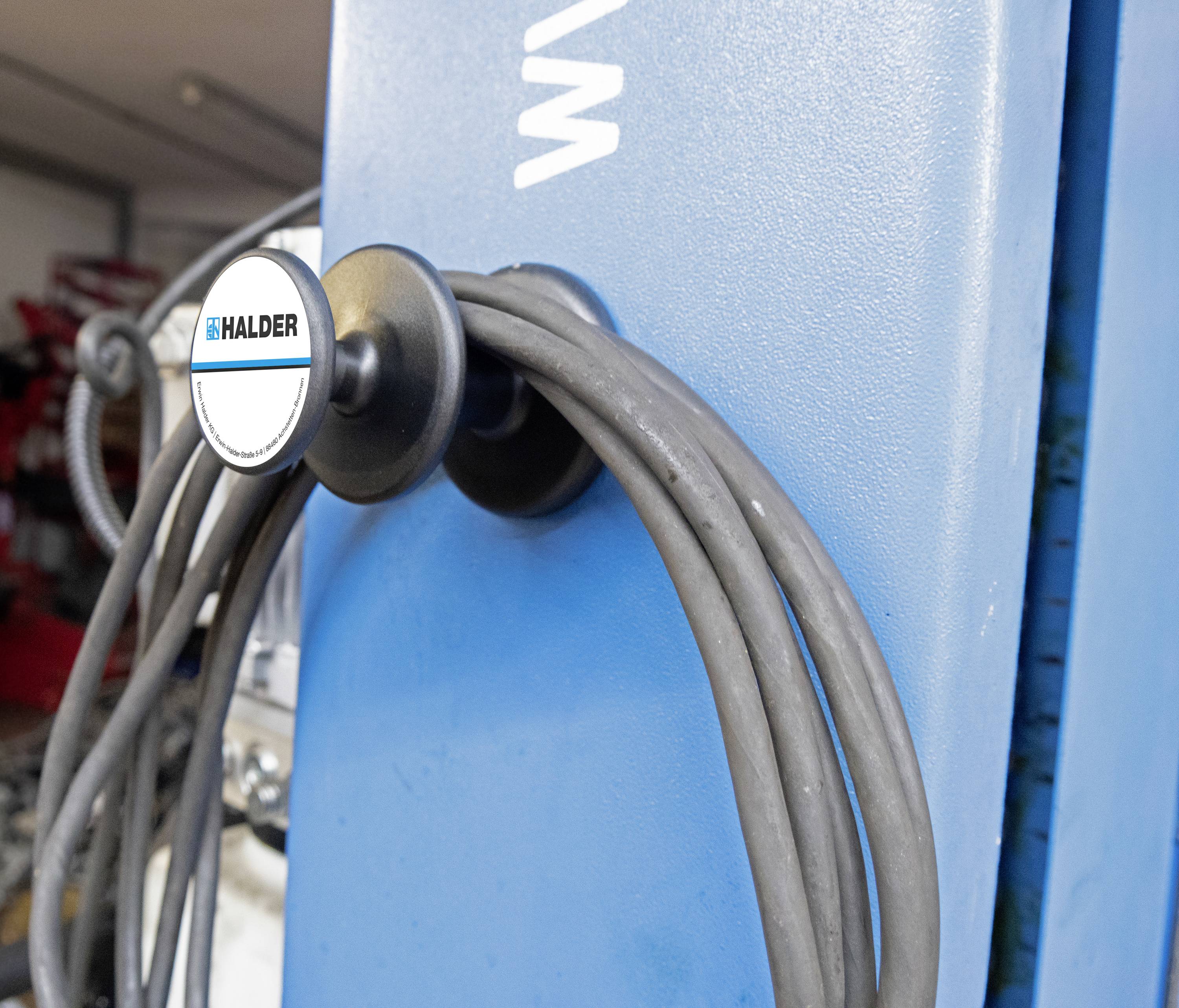 Halder 3688.003 Magnethalter schwarz (L x B) 100 mm x 75 mm 1 St.