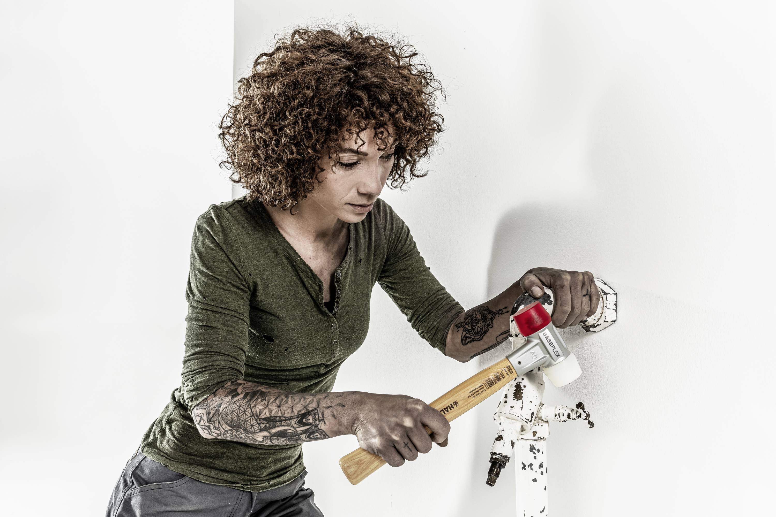 Halder BASEPLEX 3968.040 Schonhammer ergonomischer Griff, hart 510g 325mm 1St.