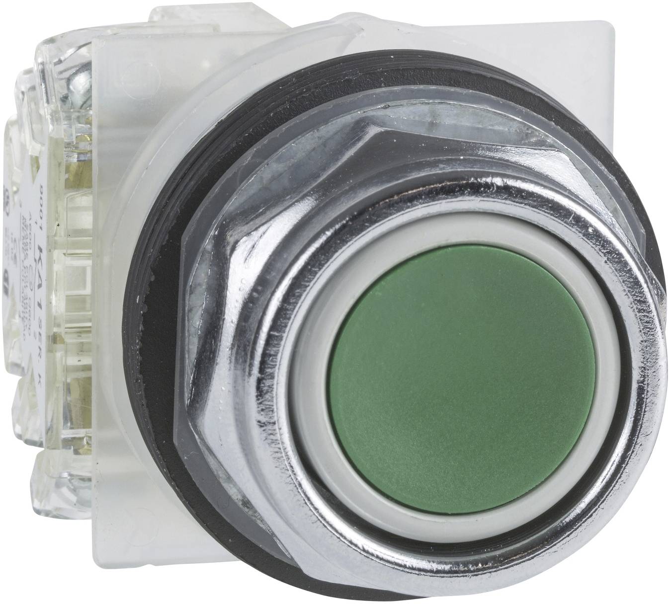 Schneider Electric 9001KR1GH5 Grüner Drucktaster Ø 30, flach, o. Rastung, 1S Drucktaster 1St.