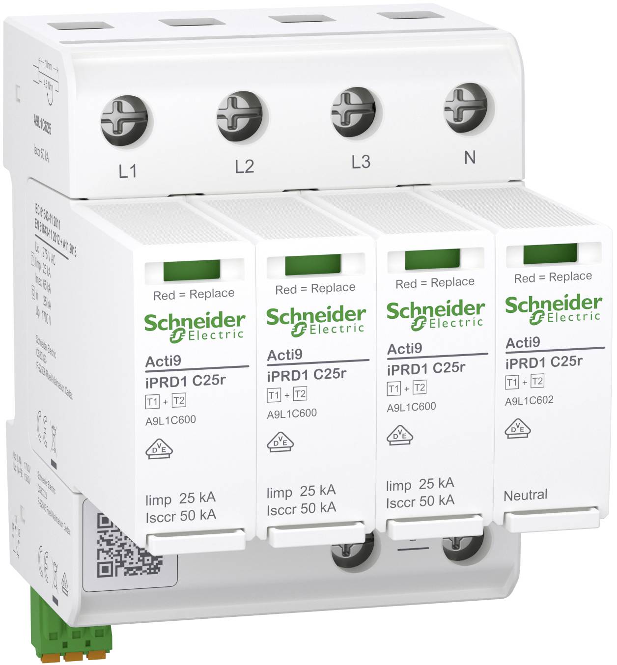 Schneider Electric A9L1C625 Kombiableiter 1 St.