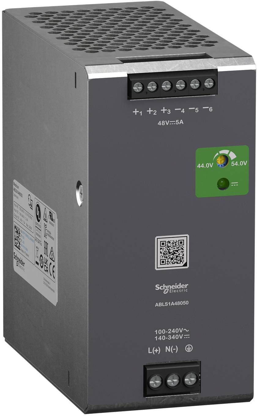 Schneider Electric ABLS1A48050 Spannungsversorgung, Modicon ABLS, Optimum, getaktet, 1-phasig, 100-240V AC, 48V DC, 5A, 240W