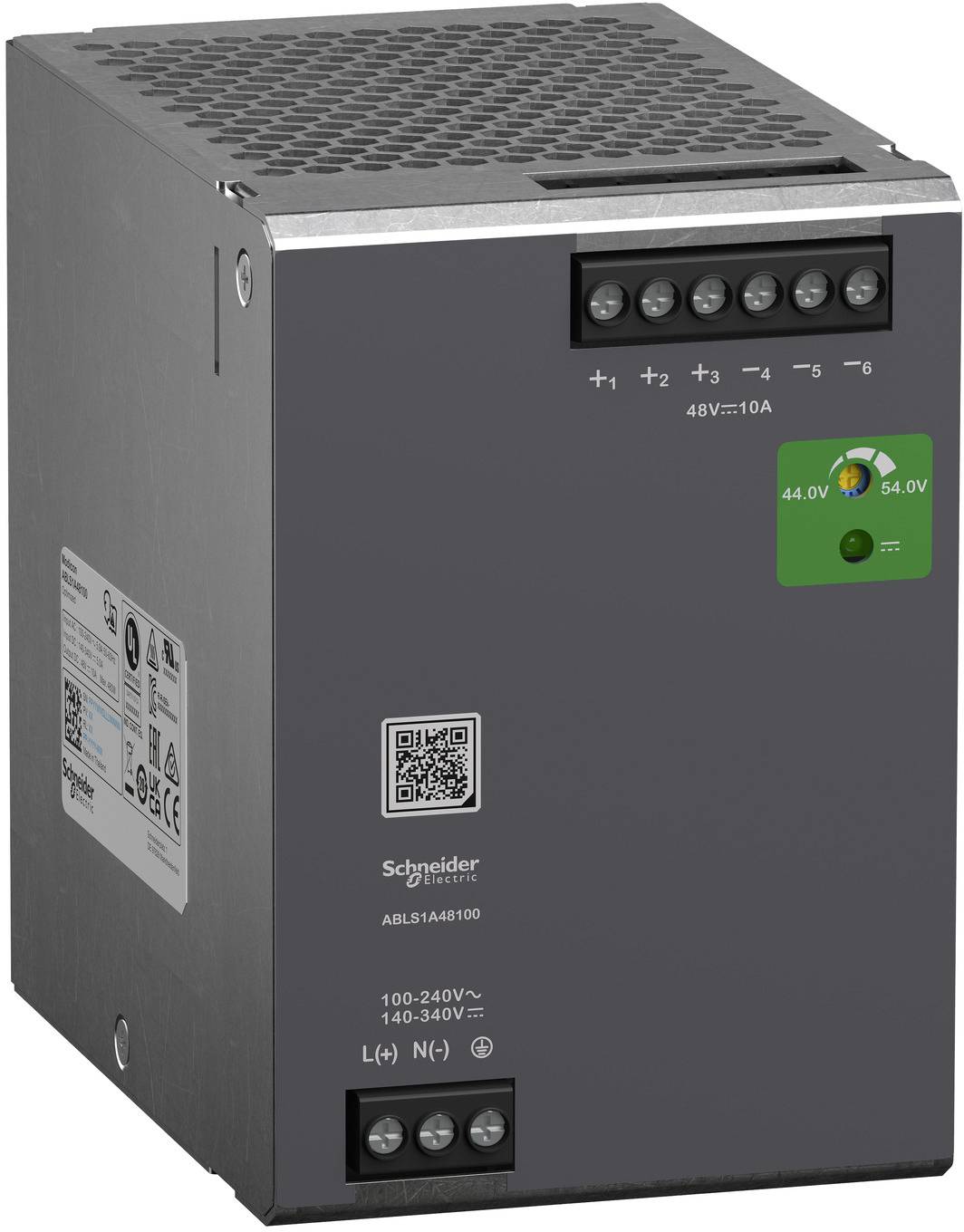 Schneider Electric ABLS1A48100 Spannungsversorgung, Modicon ABLS, Optimum, getaktet, 1-phasig, 100-240V AC, 48V DC, 10A, 480W