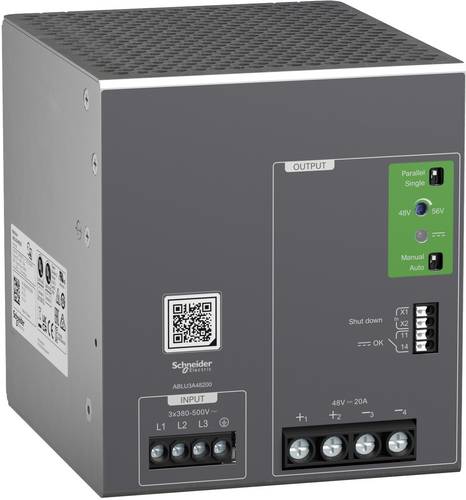 Schneider Electric ABLU3A48200 Spannungsversorgung, Modicon ABLU, Universal, getaktet, 380-500V AC
