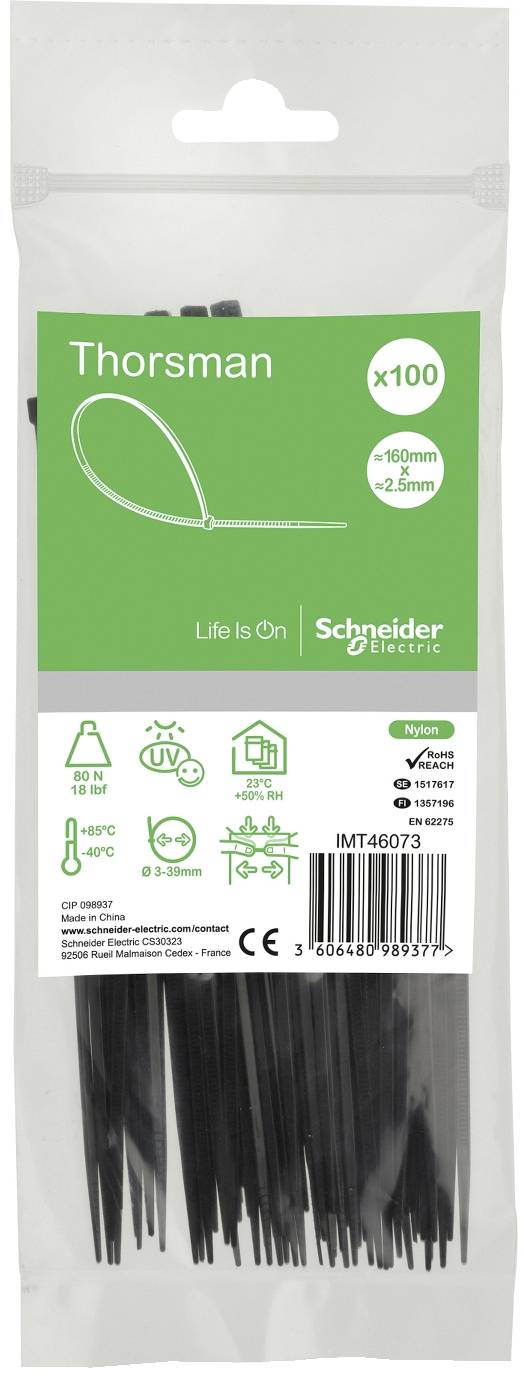 Schneider Electric IMT46408 Kabelbinder 100St.